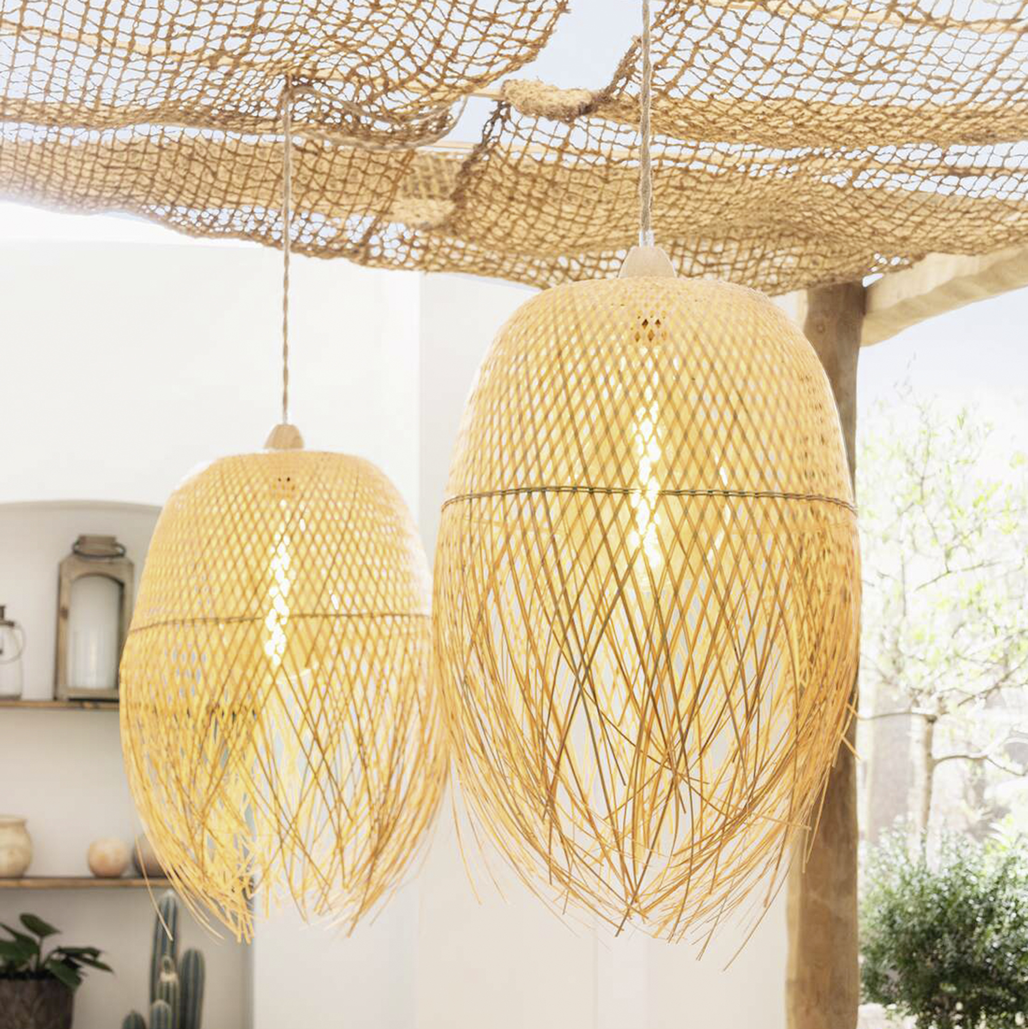 Acheter Abat-jour "Ibiza"  dans la boutique en ligne de Frank Flechtwaren