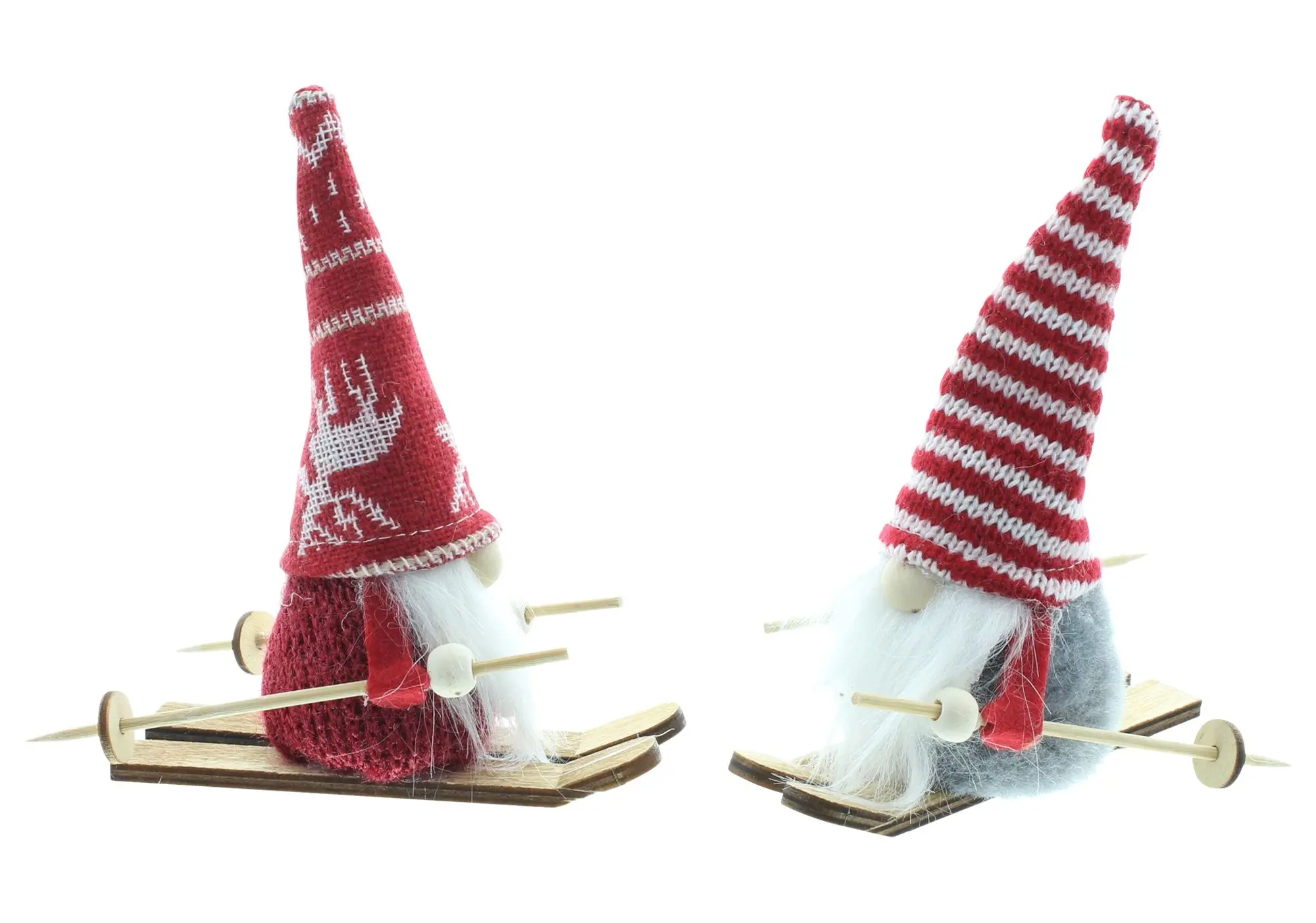 Acheter Lot de 2 lutins "tour à ski"  dans la boutique en ligne de Frank Flechtwaren pour Lutin