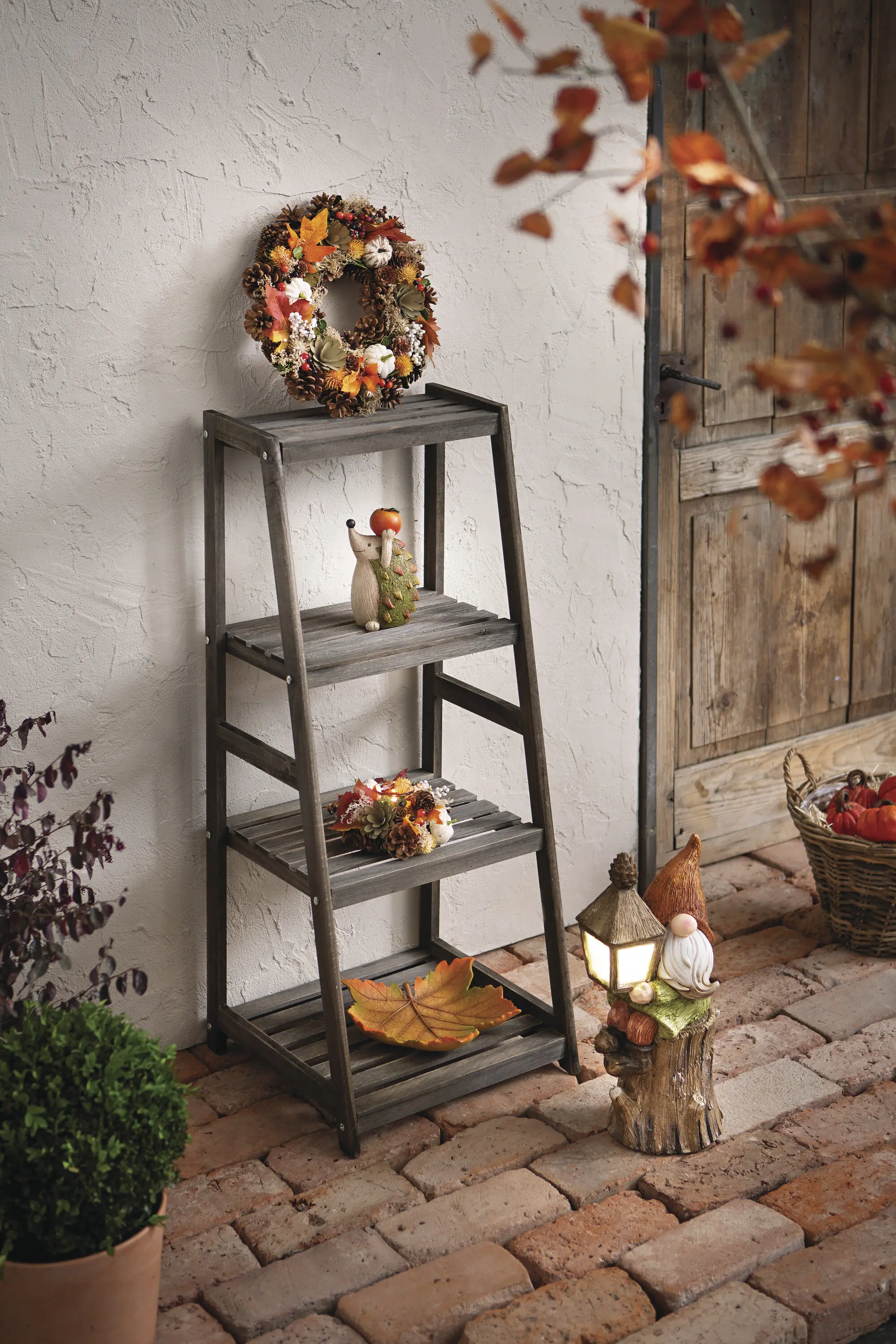 Acheter Coupe décorative "feuille d'automne"  dans la boutique en ligne de Frank Flechtwaren pour Dekoschalen
