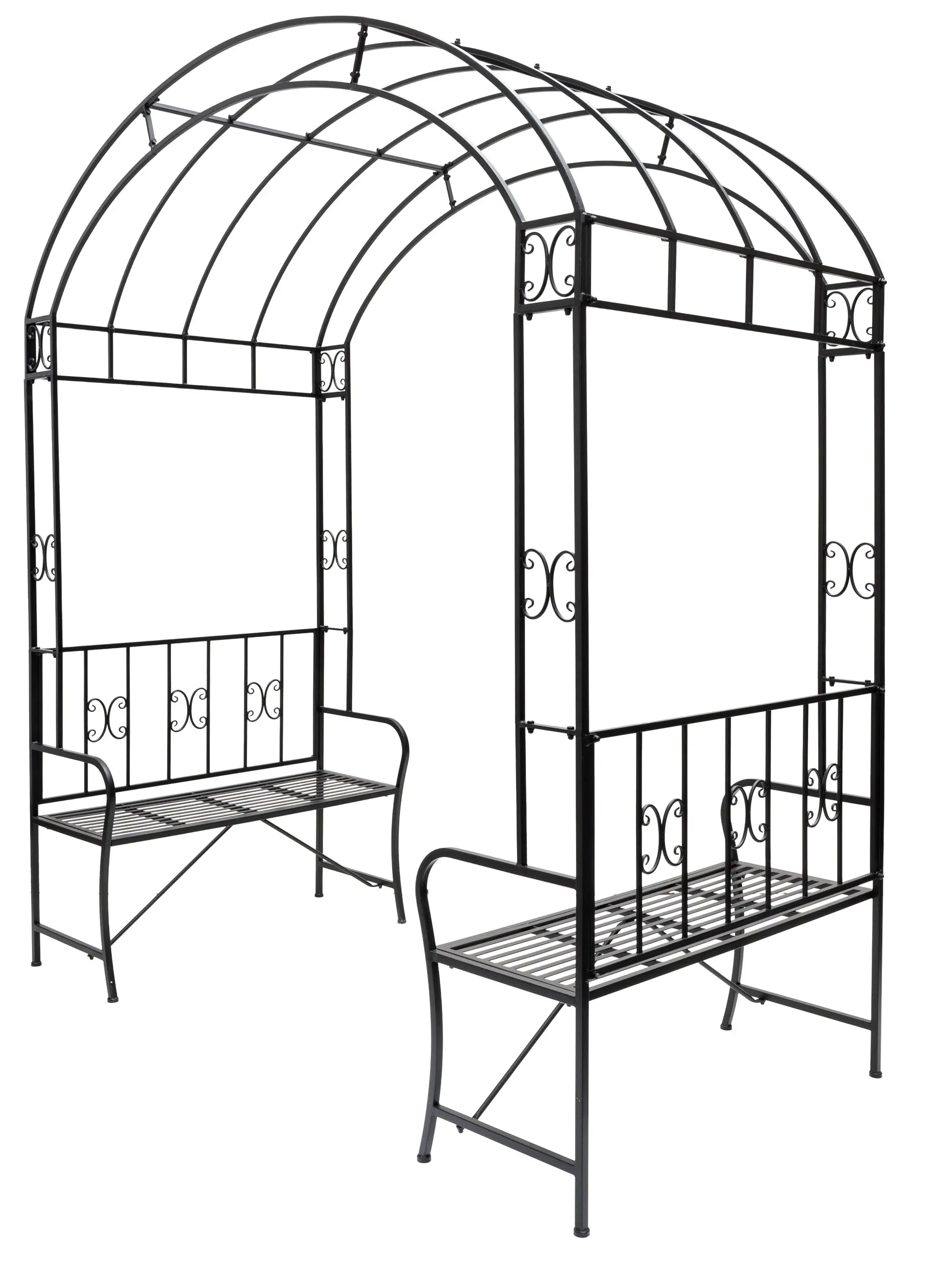 Acheter Tonnelle "Romance" avec banc  dans la boutique en ligne de Frank Flechtwaren pour Bancs