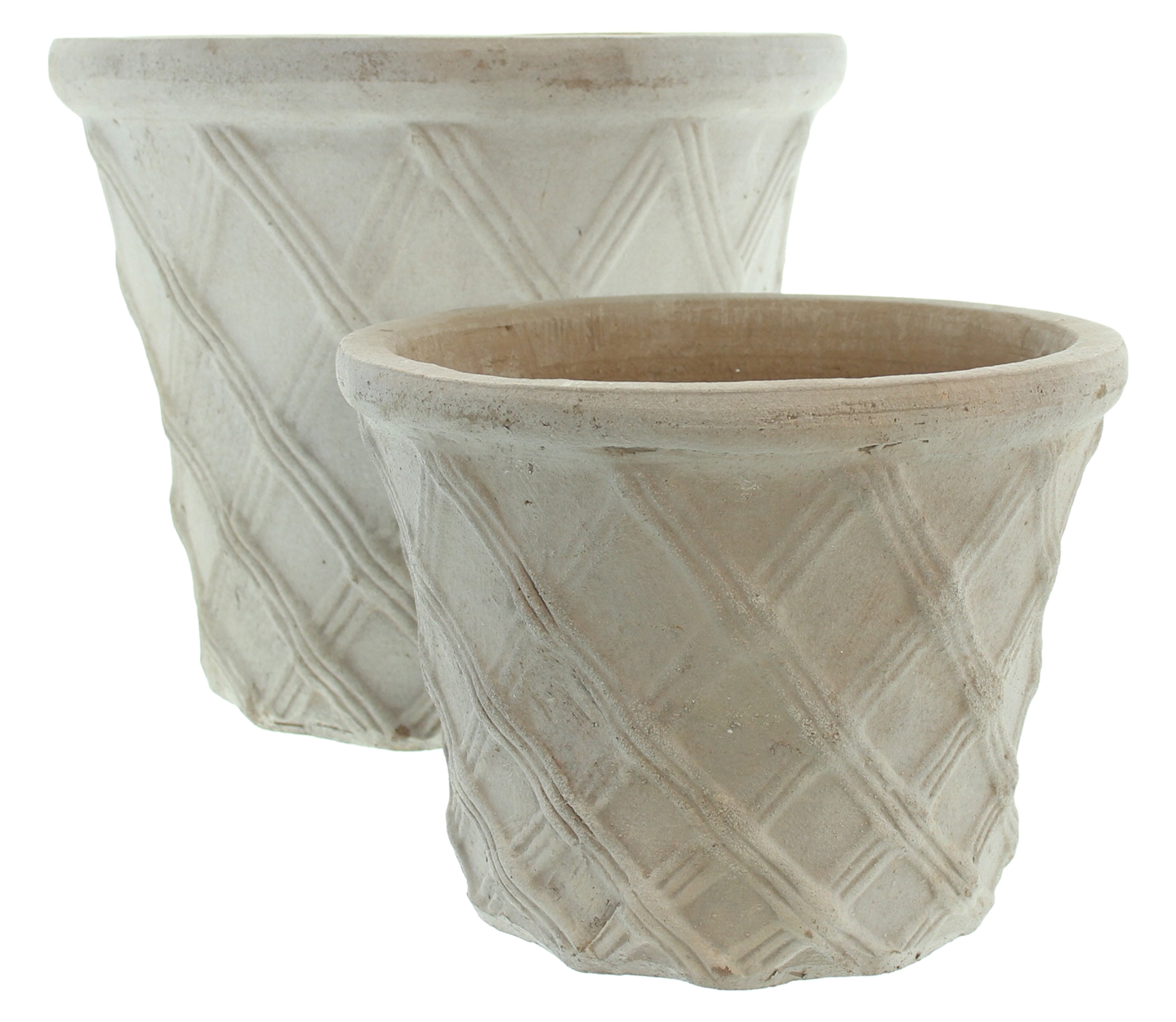 Acheter Lot de 2 jardinières "losange"  dans la boutique en ligne de Frank Flechtwaren pour Pots de fleurs