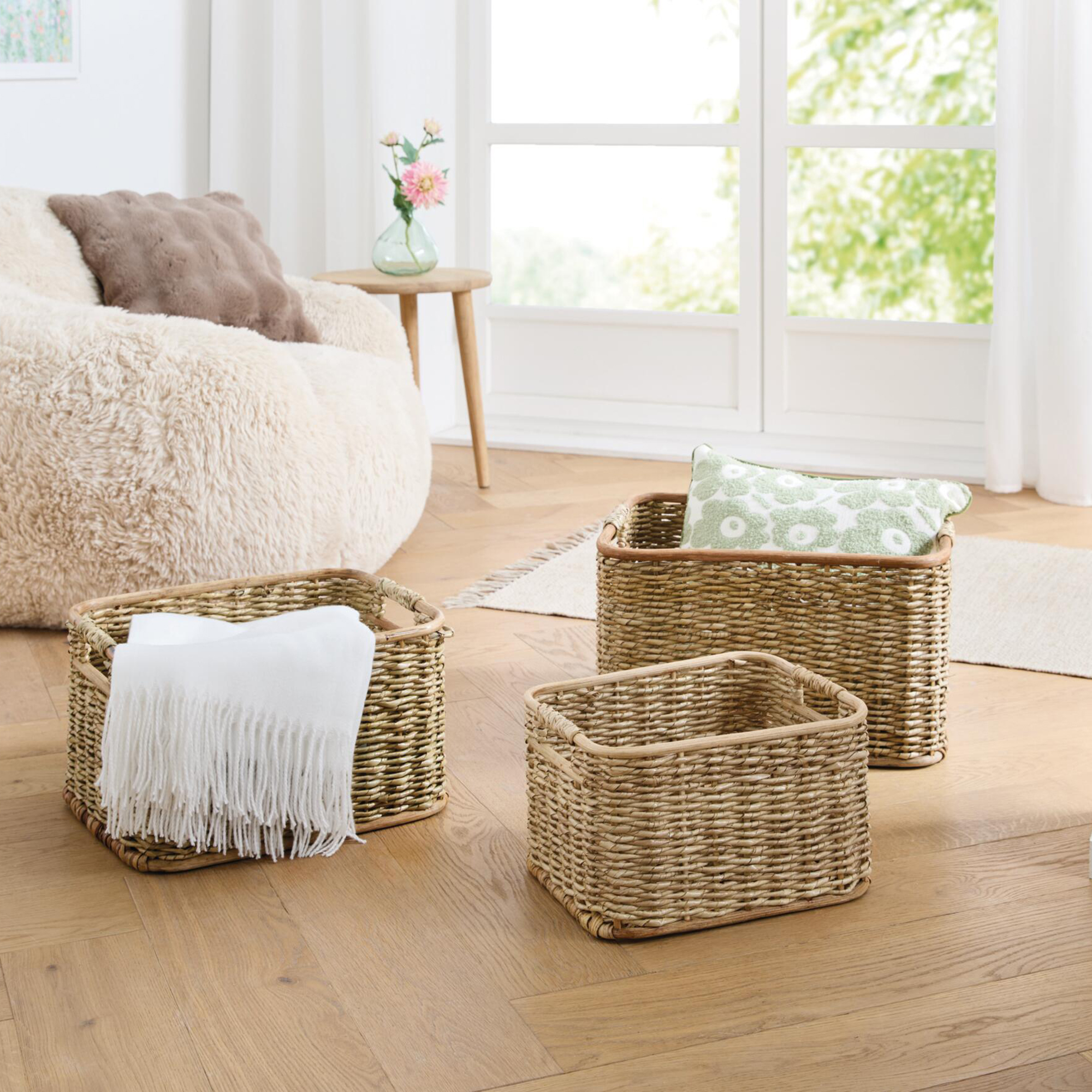 Acheter Panier de rangement "roseau", GM  dans la boutique en ligne de Frank Flechtwaren pour Salle de bain