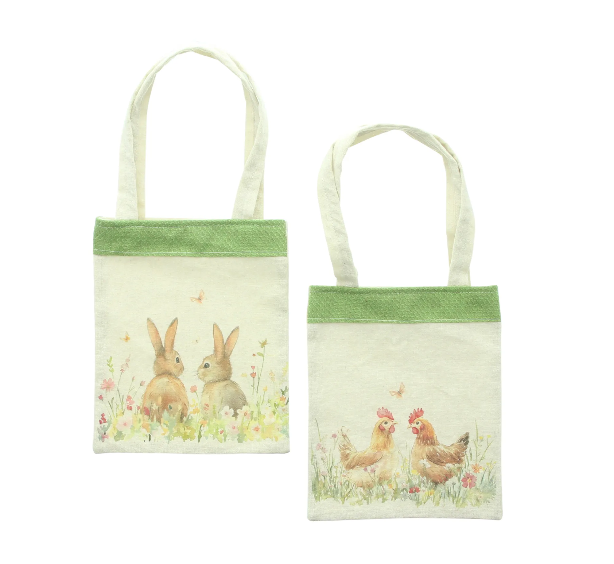 Acheter Lot de 2 sacs cadeaux "Pâques"  dans la boutique en ligne de Frank Flechtwaren pour Charme champêtre