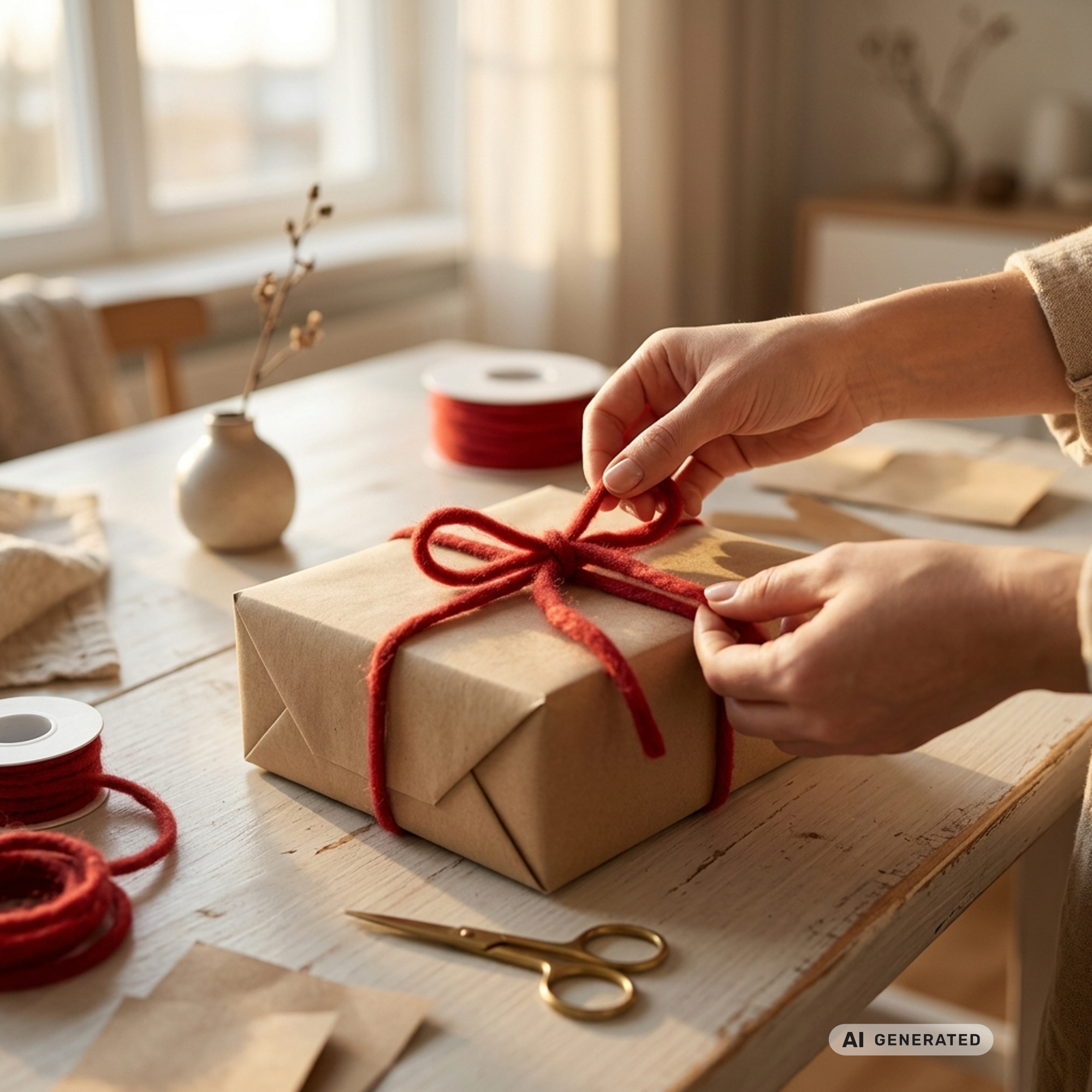 Acheter Ruband cadeau "rouge"  dans la boutique en ligne de Frank Flechtwaren