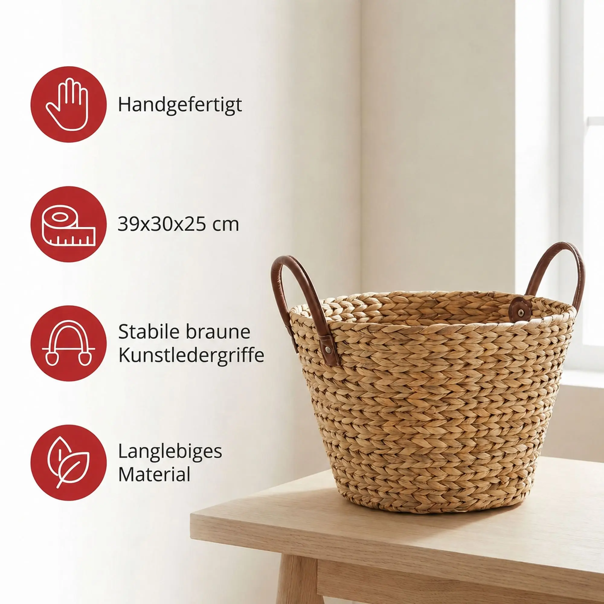 Acheter Panier de remplissage "naturel"  dans la boutique en ligne de Frank Flechtwaren pour Paniers de remplissage &amp; universels