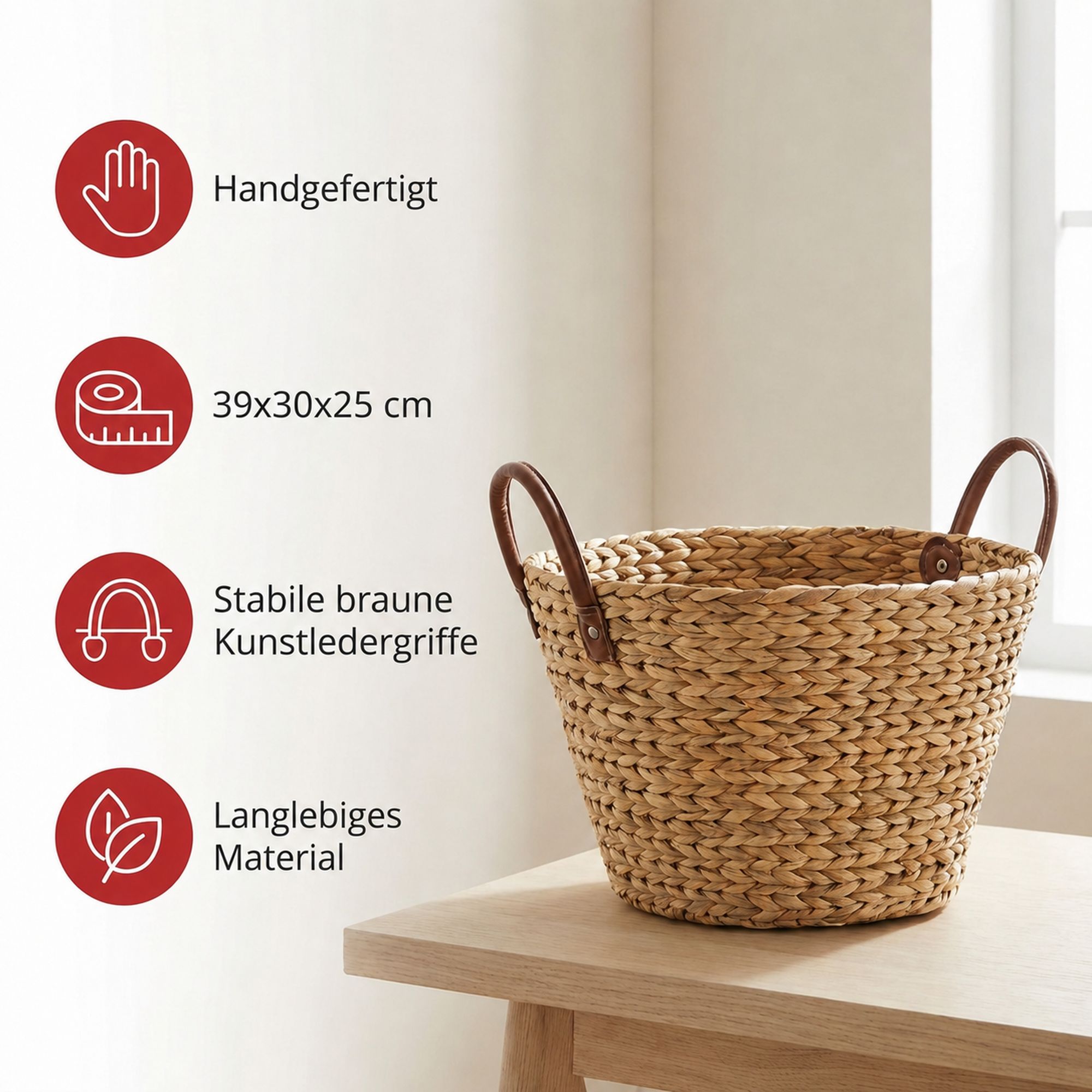Acheter Panier de remplissage "naturel"  dans la boutique en ligne de Frank Flechtwaren pour Paniers de remplissage &amp; universels
