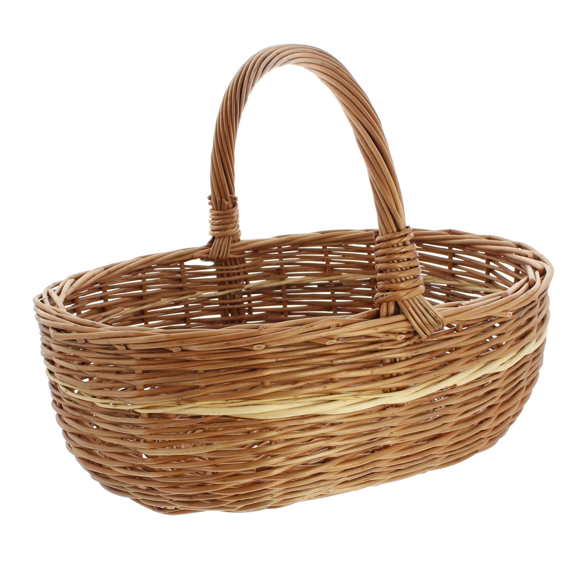 Acheter Panier à courses "rayures"  dans la boutique en ligne de Frank Flechtwaren pour Paniers à provisions