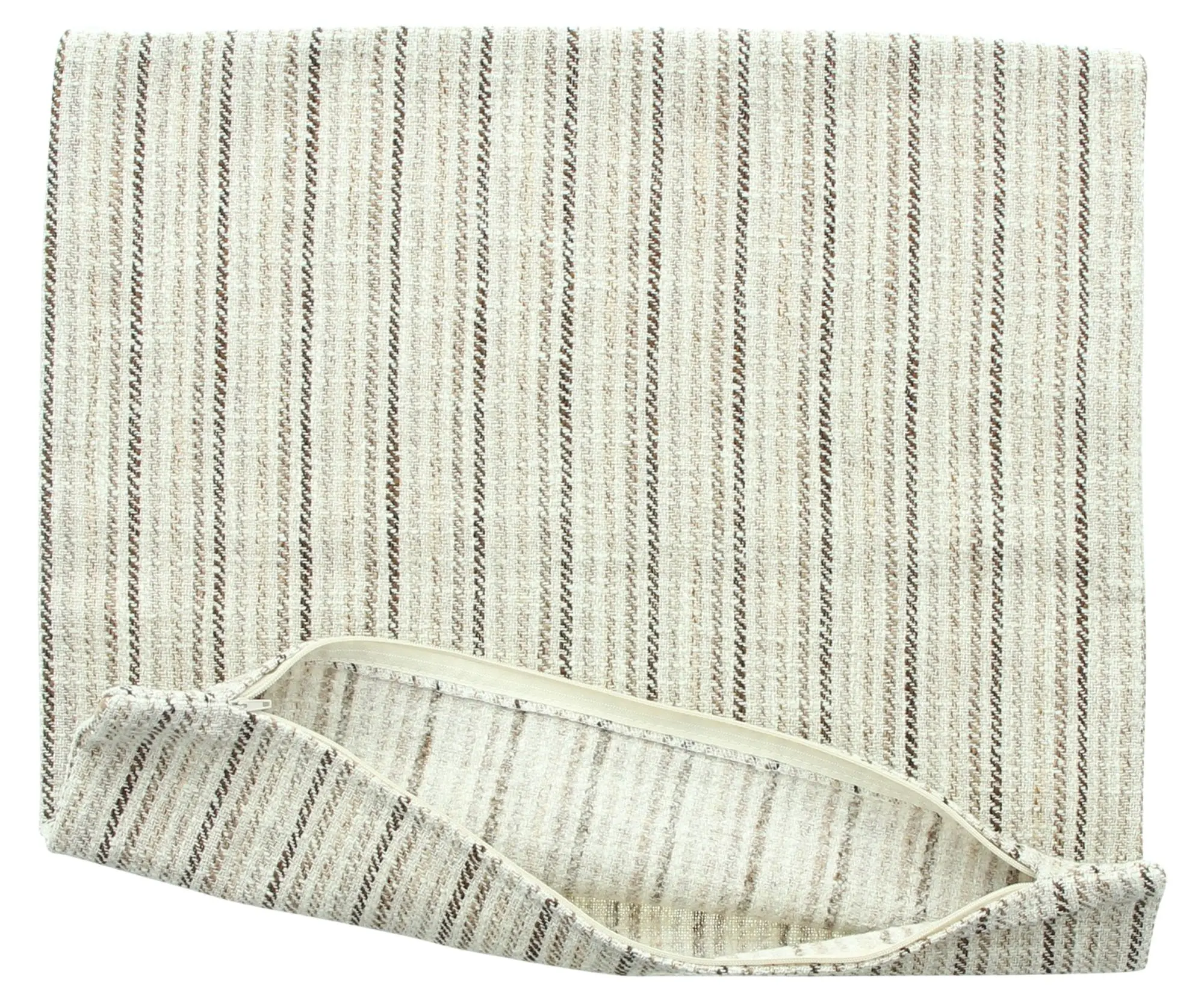 Acheter Housse de coussin "rayures tissées "  dans la boutique en ligne de Frank Flechtwaren pour Remplissages
