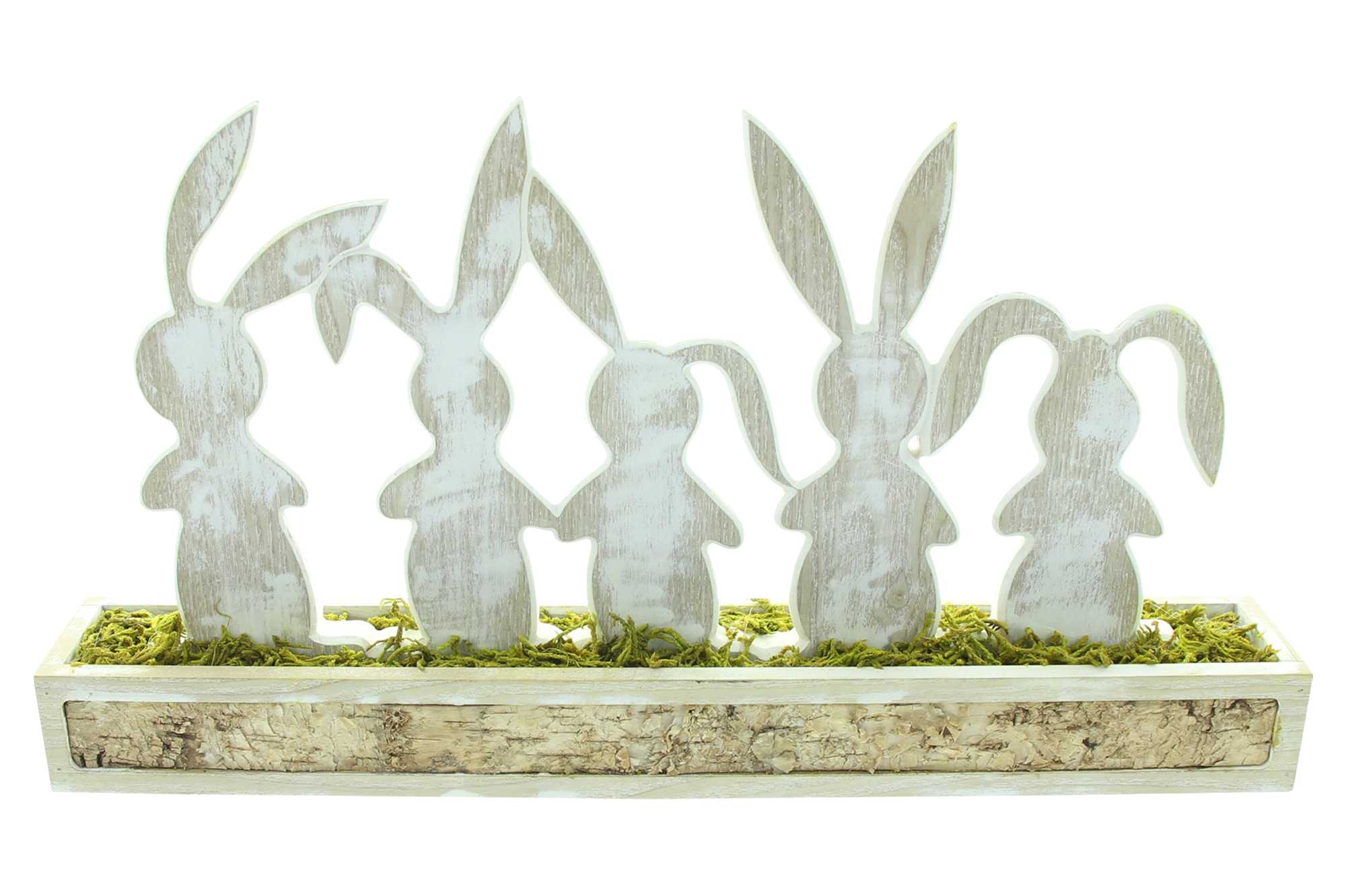 Acheter Décoration en bois "bande de lapins"  dans la boutique en ligne de Frank Flechtwaren pour Lapin &amp; co
