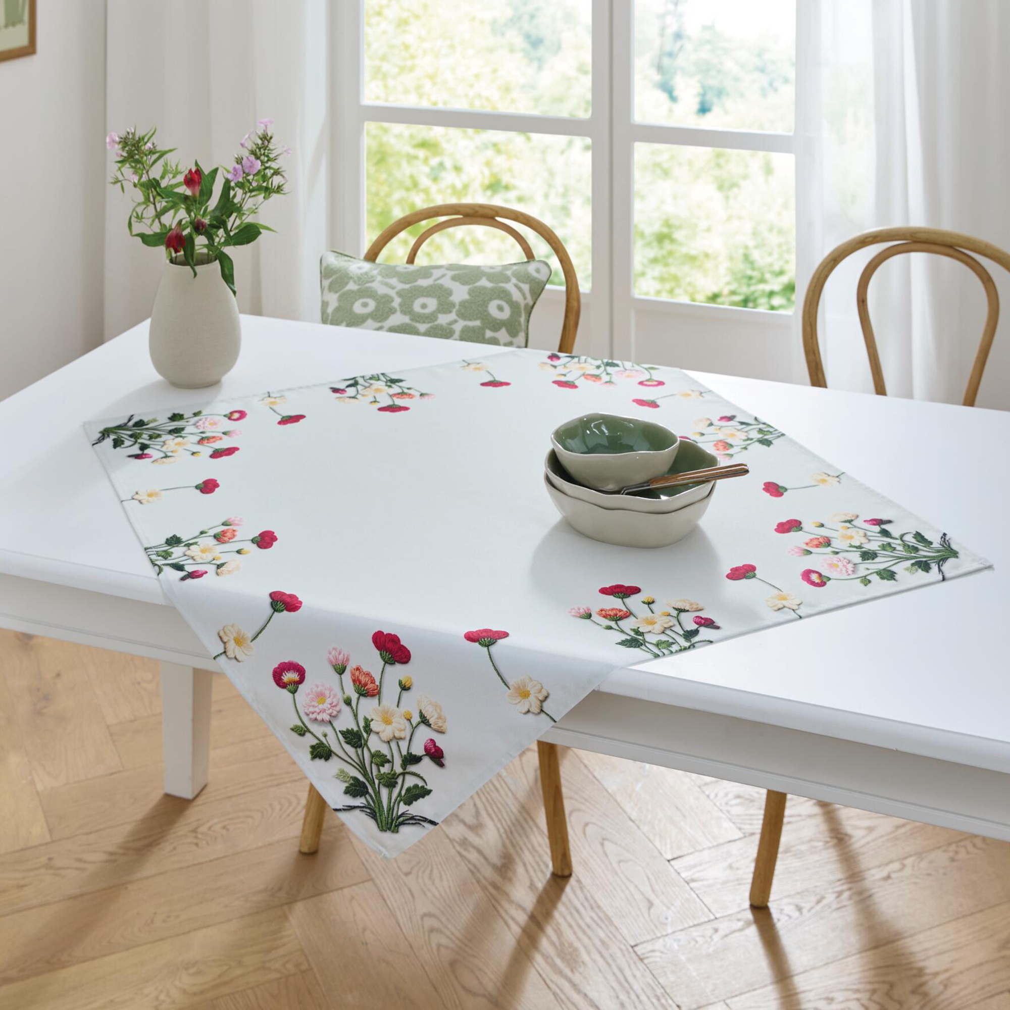 Acheter Nappe "Imprimé Fleurs"  dans la boutique en ligne de Frank Flechtwaren