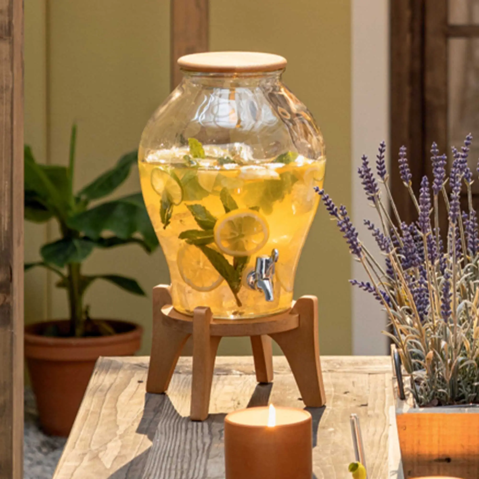 Acheter Distributeur de boisson "Fresh up"  dans la boutique en ligne de Frank Flechtwaren pour Sorbet citron au