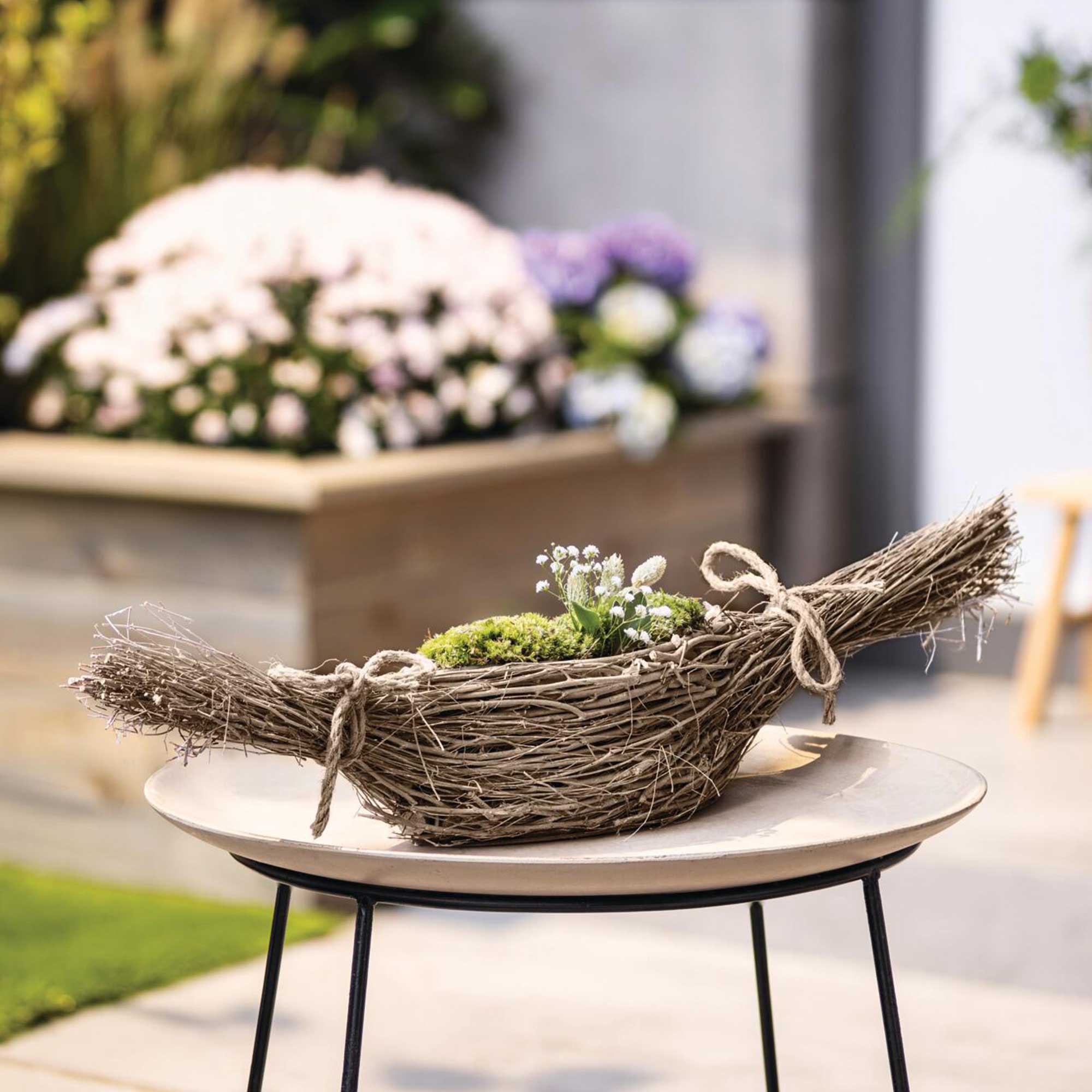 Acheter Jardinière "petit bateau"  dans la boutique en ligne de Frank Flechtwaren