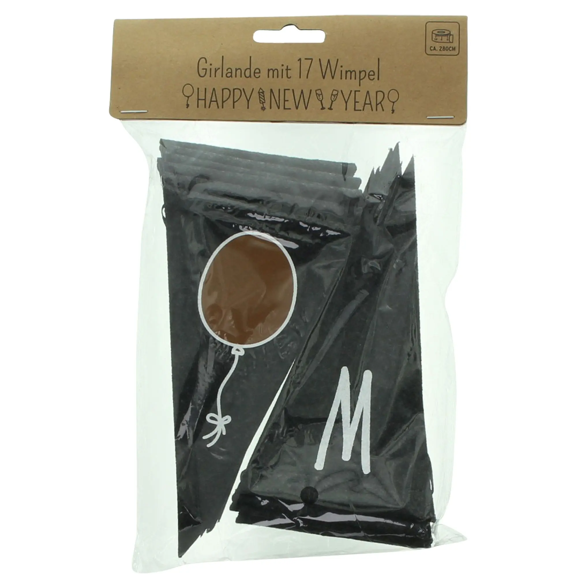 Acheter Guirlande en feutre « Happy New Year »  dans la boutique en ligne de Frank Flechtwaren pour Décorations murales