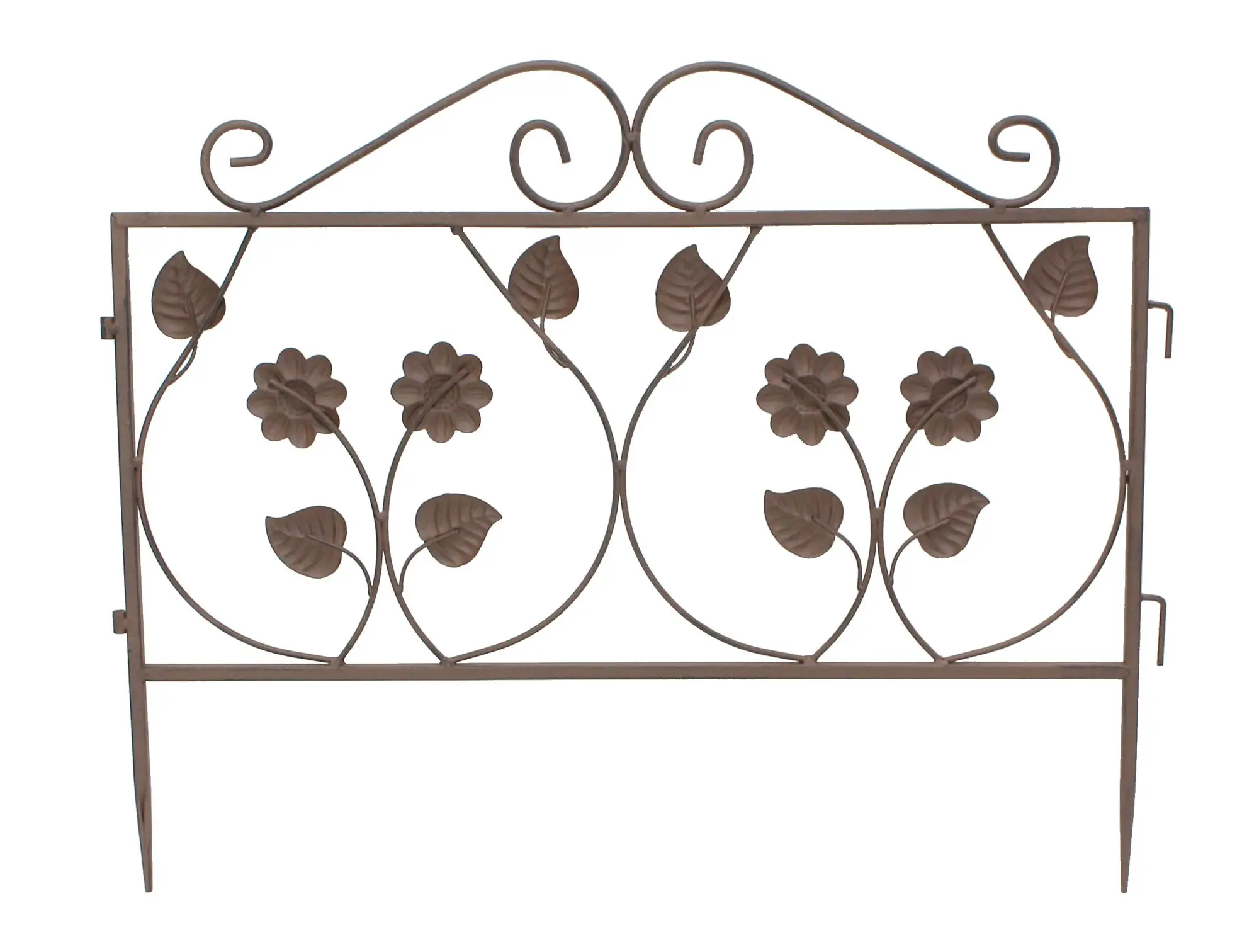 Acheter Élément clôture décoratif "fleur"  dans la boutique en ligne de Frank Flechtwaren pour Bordures &amp; clôtures