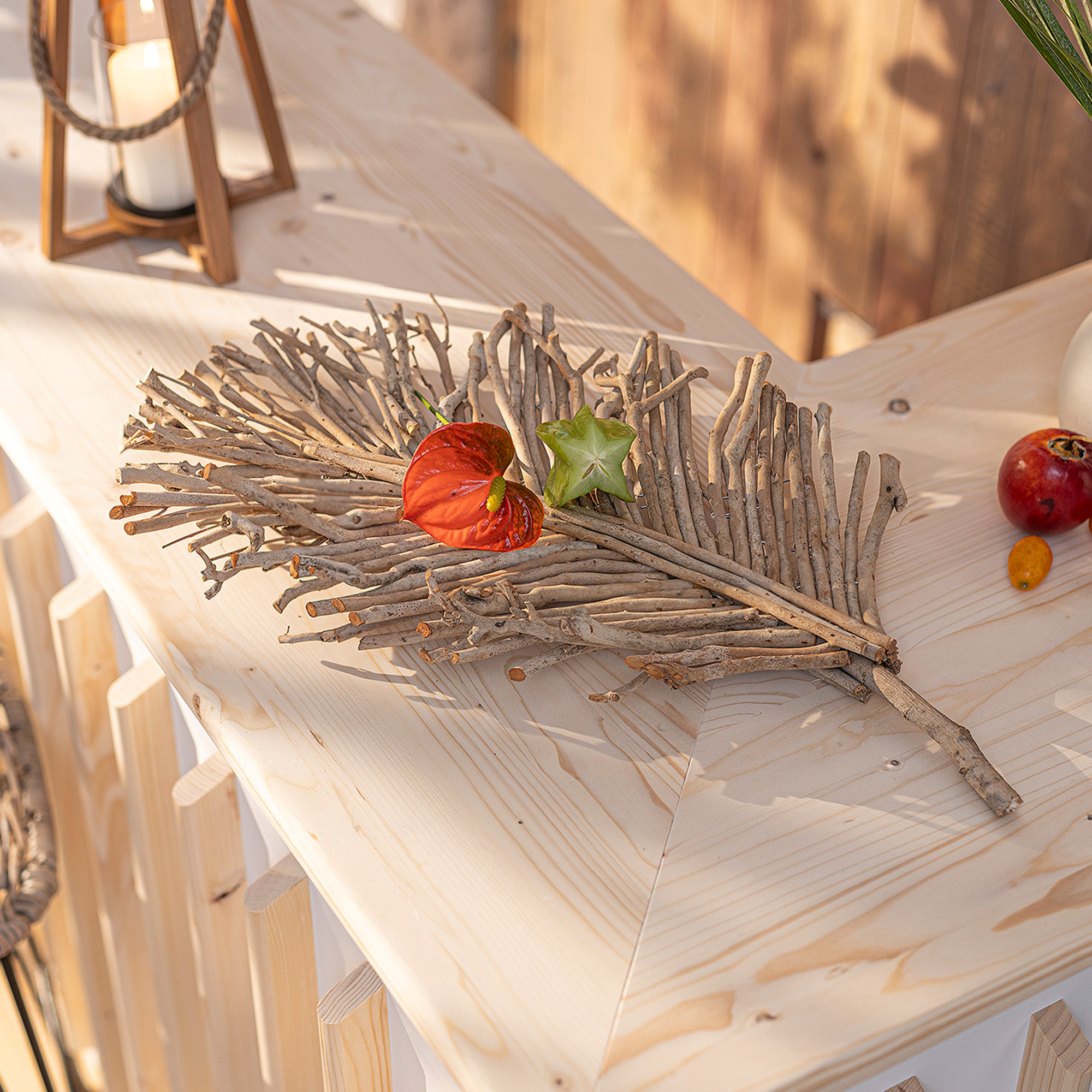 Acheter Feuille décorative "ramifiée"  dans la boutique en ligne de Frank Flechtwaren