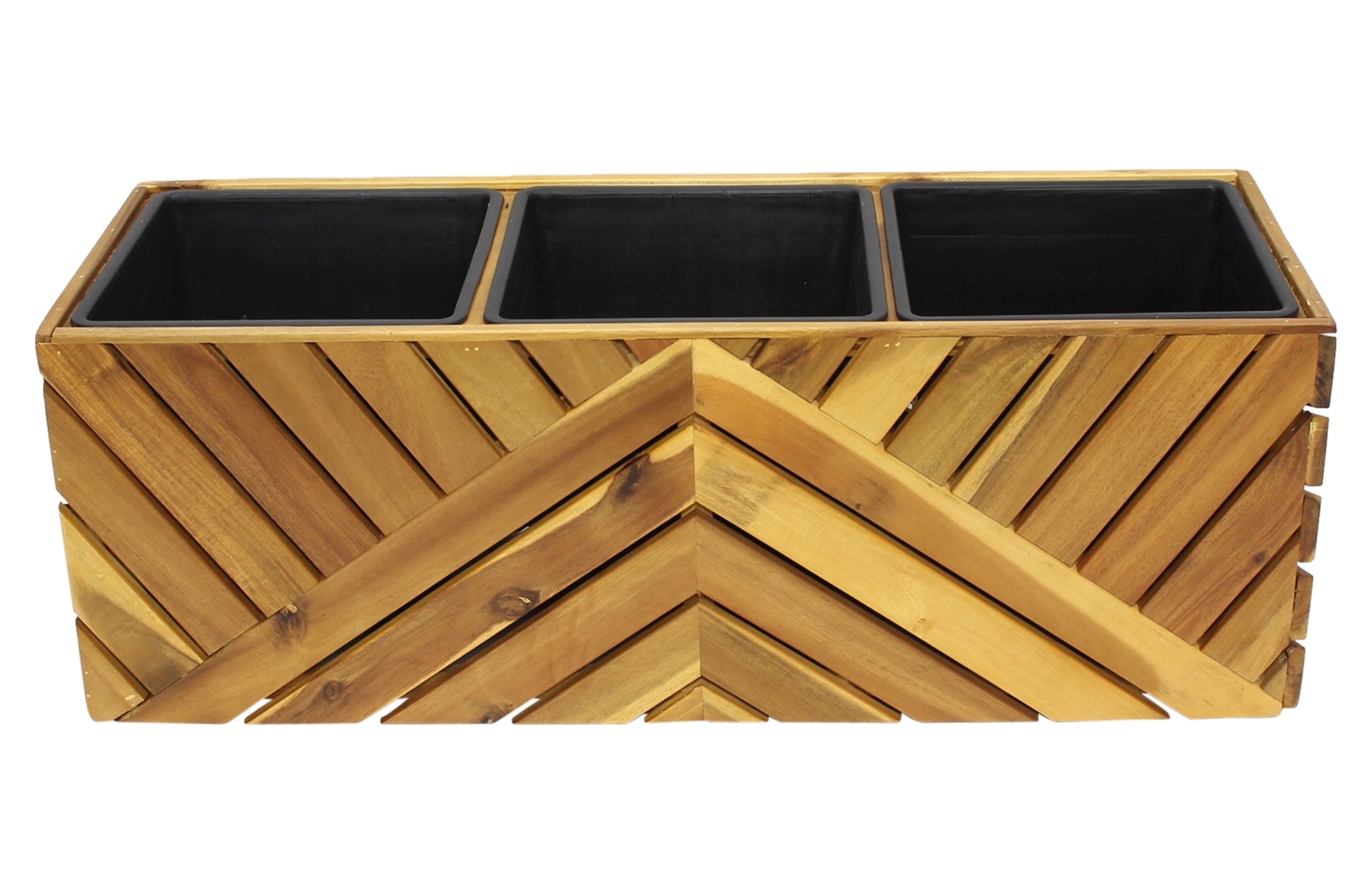 Acheter Jardinière "Recycling Wood"  dans la boutique en ligne de Frank Flechtwaren pour Nouvel arrivage