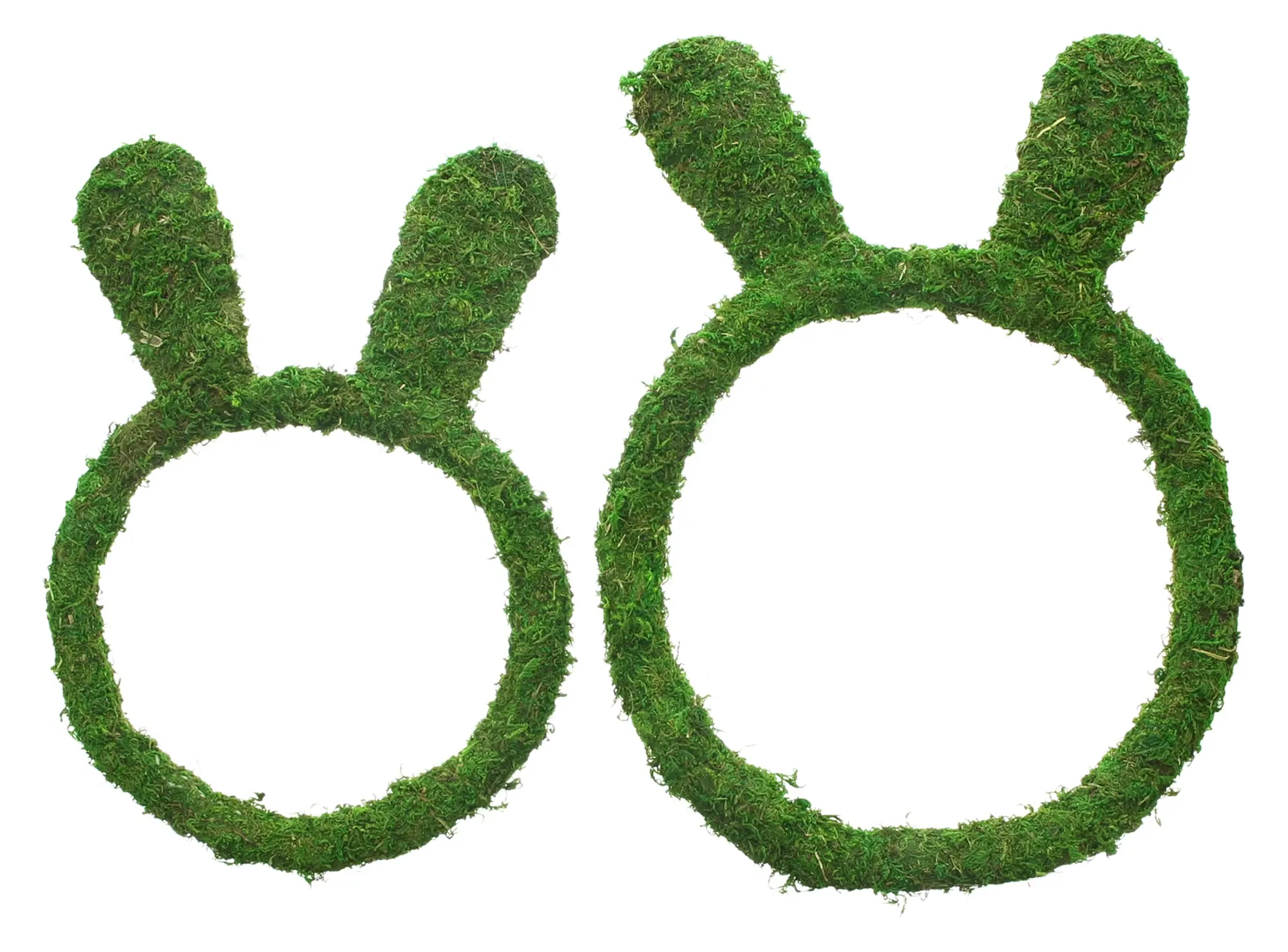 Acheter Lot de 2 anneaux décoratifs "lapin de Pâques"  dans la boutique en ligne de Frank Flechtwaren pour Jardin de Pâques coloré