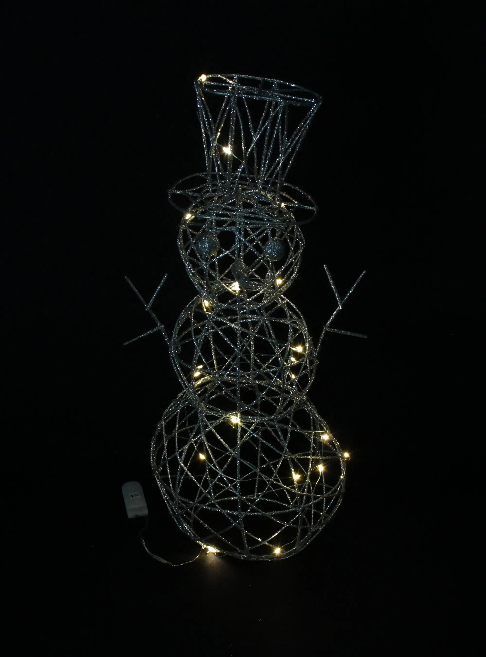 Acheter Bonhomme de neige LED "Silver"  dans la boutique en ligne de Frank Flechtwaren pour Figurines