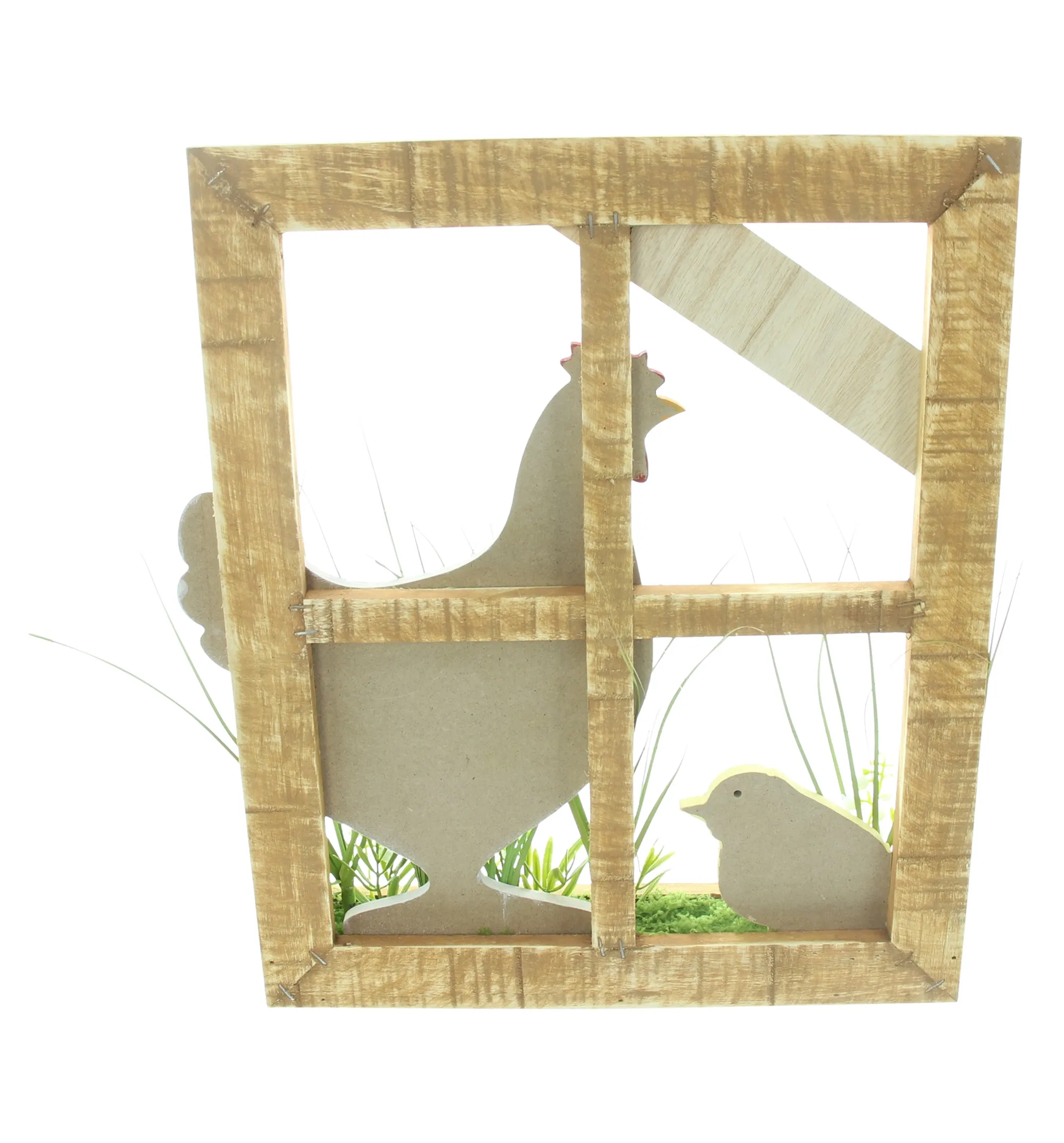 Acheter Fenêtre décorative "Poule avec poussin"  dans la boutique en ligne de Frank Flechtwaren pour Lapin &amp; co