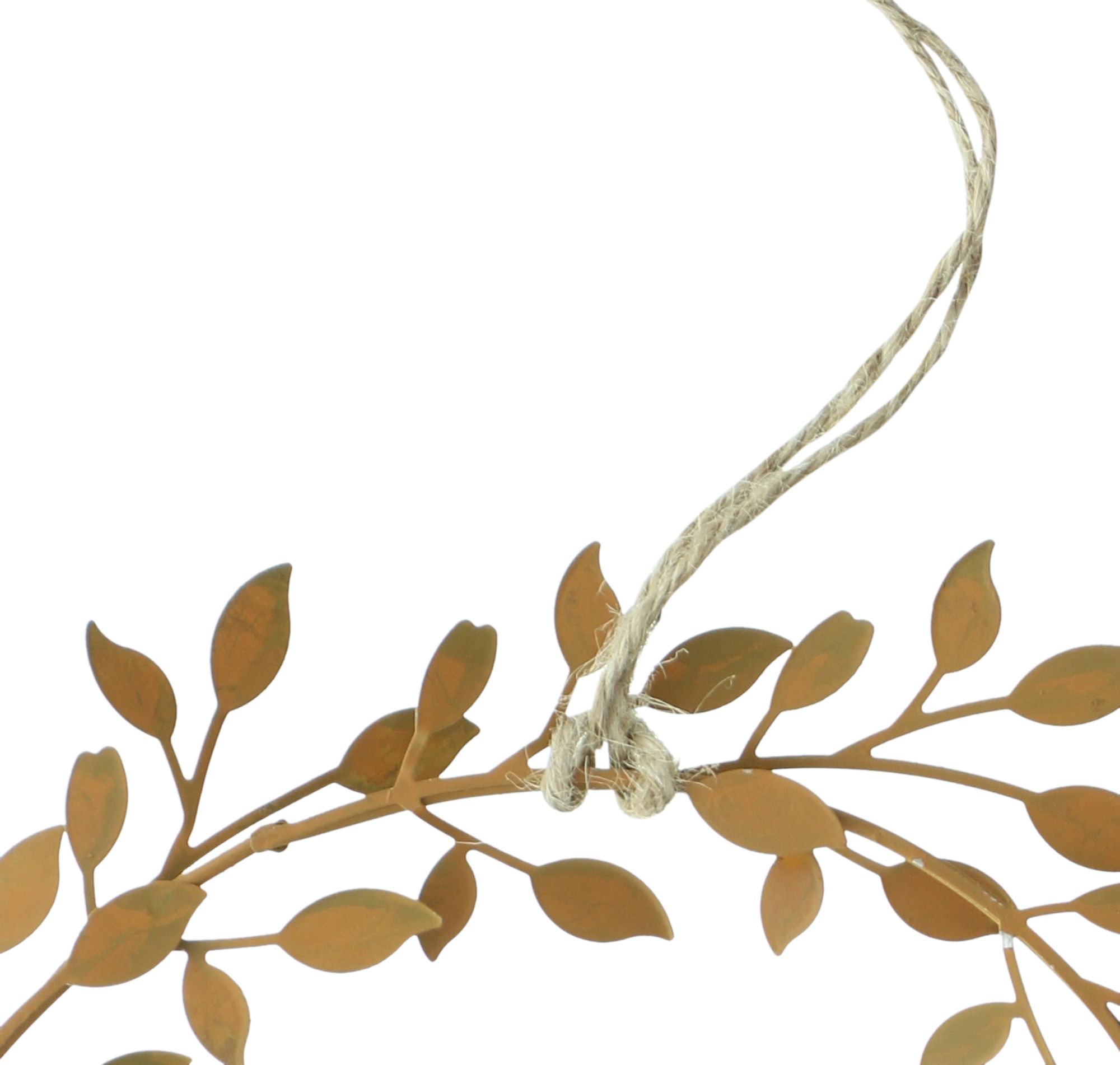 Acheter Lot de 2 suspensions "couronne de feuilles"  dans la boutique en ligne de Frank Flechtwaren pour Pâques