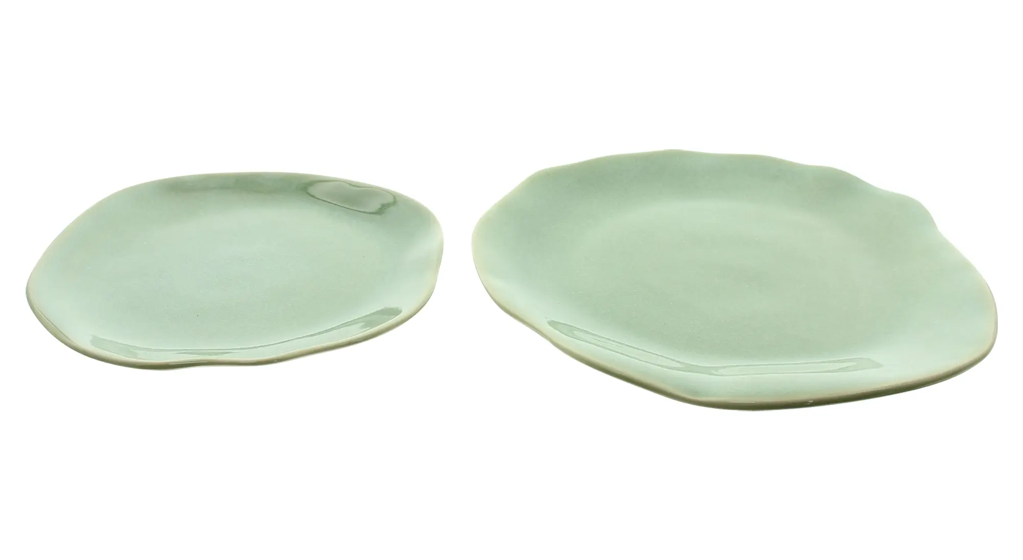 Acheter Lot de 2 assiettes "organic"  dans la boutique en ligne de Frank Flechtwaren pour Table festive
