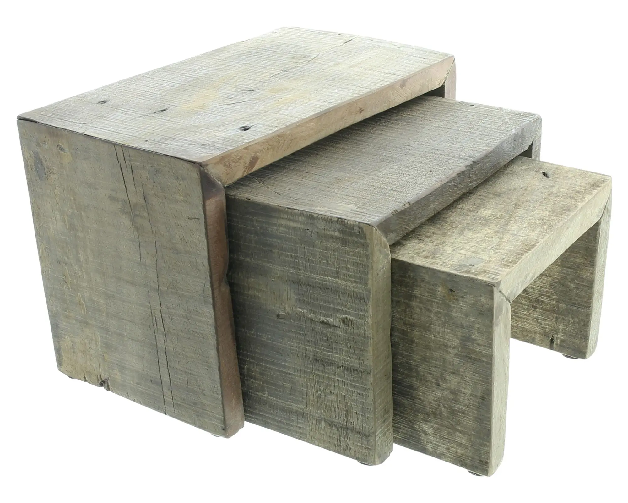 Acheter Lot de 3 bancs décoratifs "rustique" dans la boutique en ligne de Frank Flechtwaren pour Atmosphère vintage Acheter Lot de 3 bancs décoratifs "rustique" dans la boutique en ligne de Frank Flechtwaren pour Atmosphère vintage