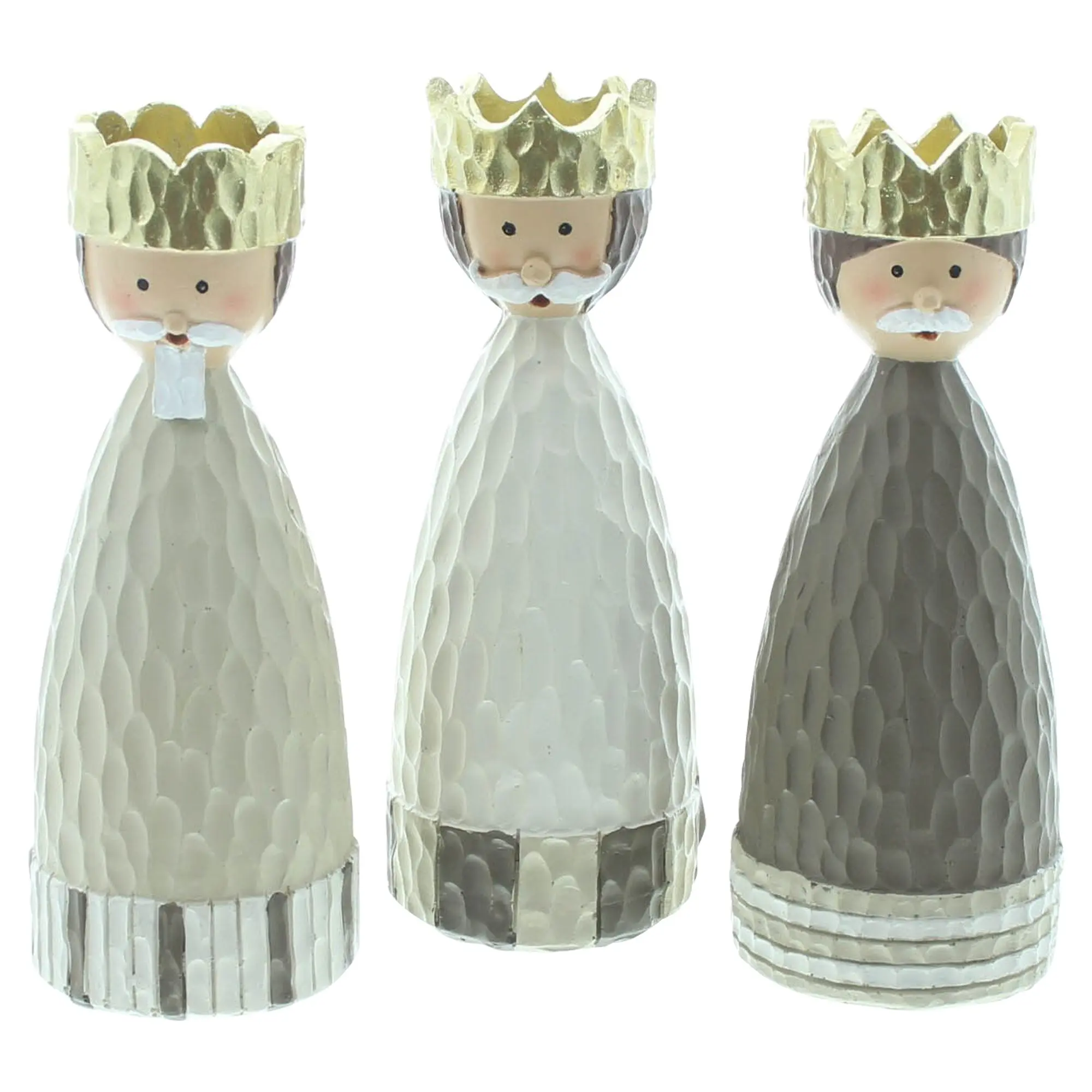 Acheter Figurine décorative « Roi à la couronne d'or », lot de 3 dans la boutique en ligne de Frank Flechtwaren pour Figurines