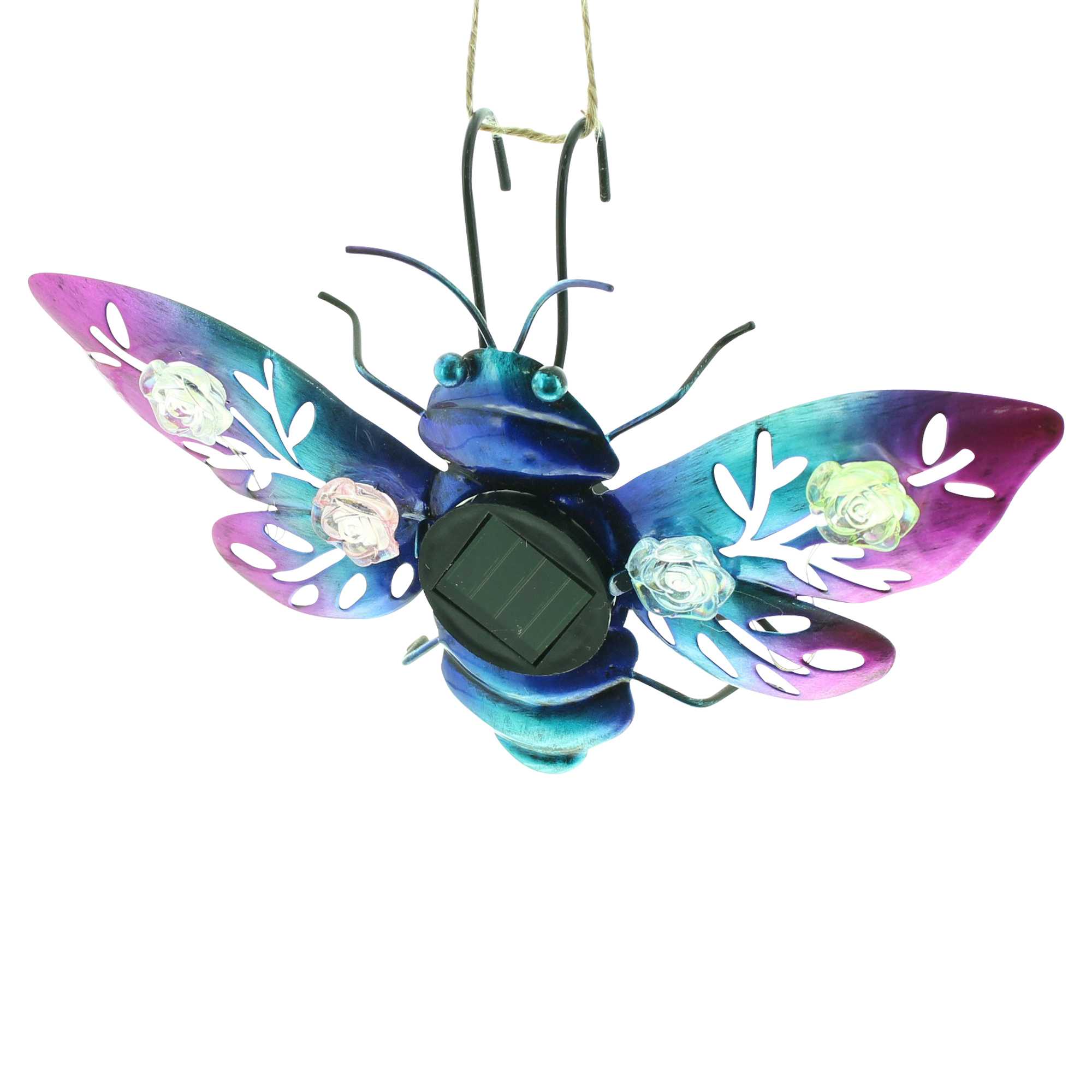 Acheter Lot de 2 décorations solaires "Butterfly &amp; Beetle"  dans la boutique en ligne de Frank Flechtwaren pour Décorations de table LED