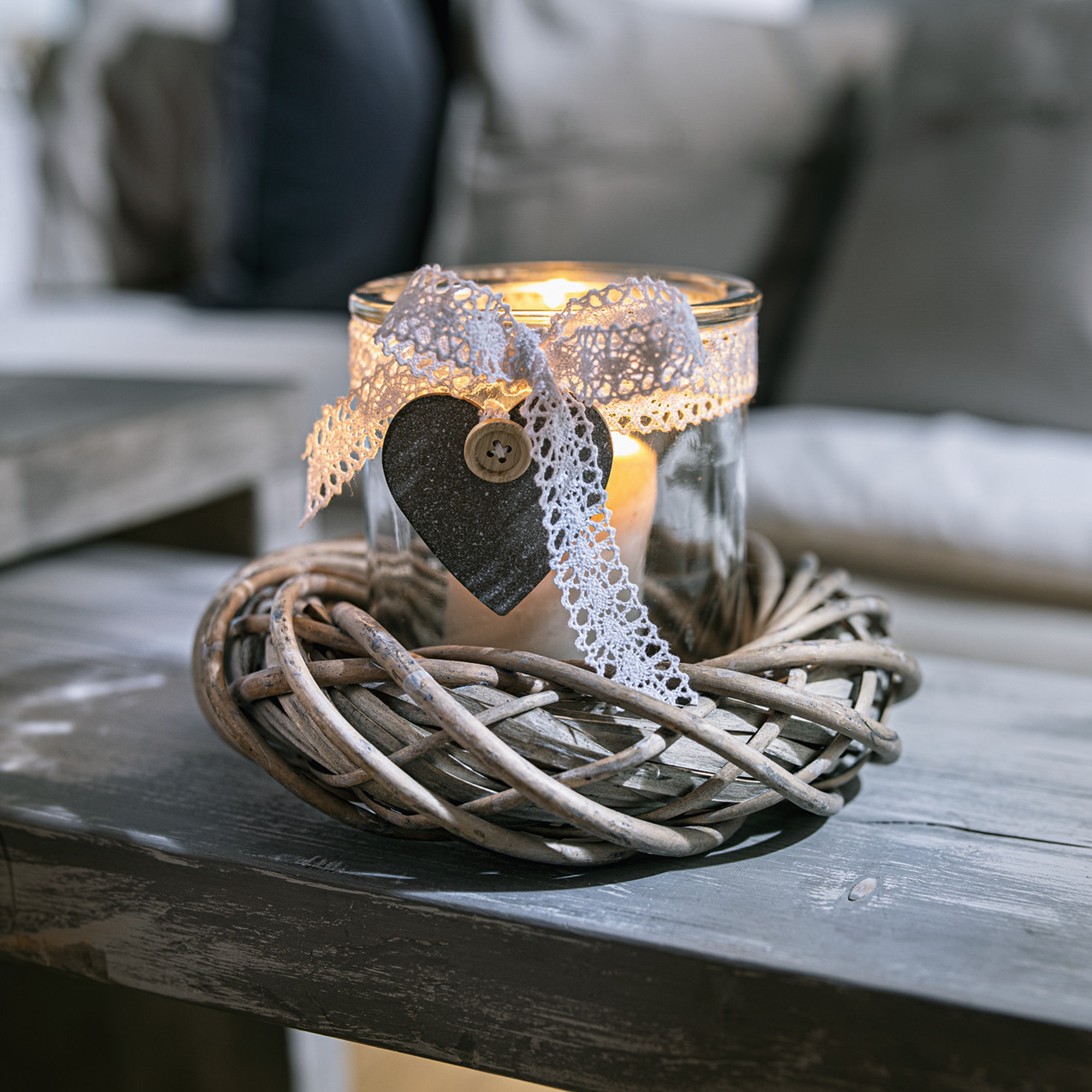 Acheter Lumignon "couronne d'osier", 2 éléments.  dans la boutique en ligne de Frank Flechtwaren