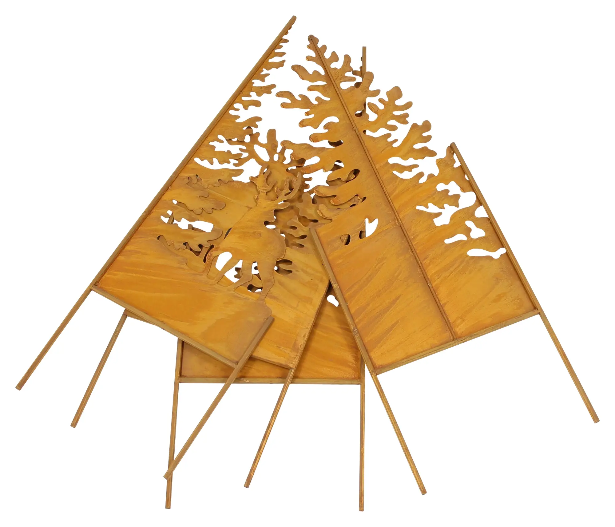 Acheter Pic "animaux de la forêt", 4pcs  dans la boutique en ligne de Frank Flechtwaren pour Piques de jardin