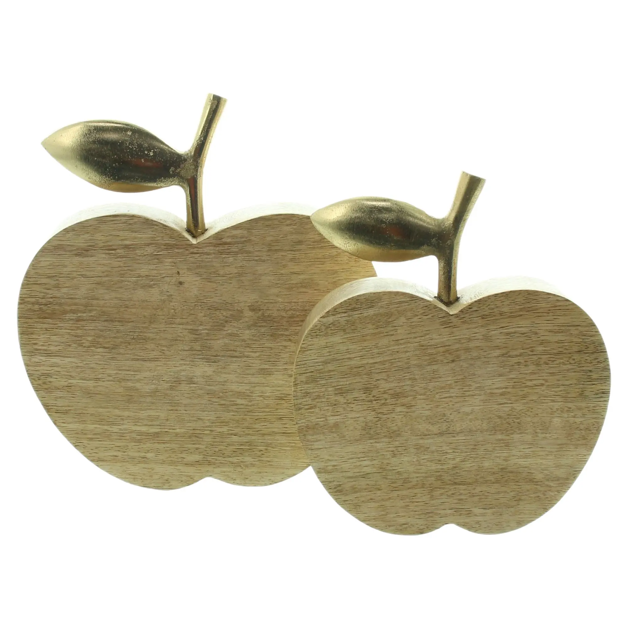 Acheter Pomme décorative « Goldglanz », lot de 2 dans la boutique en ligne de Frank Flechtwaren pour Figurines