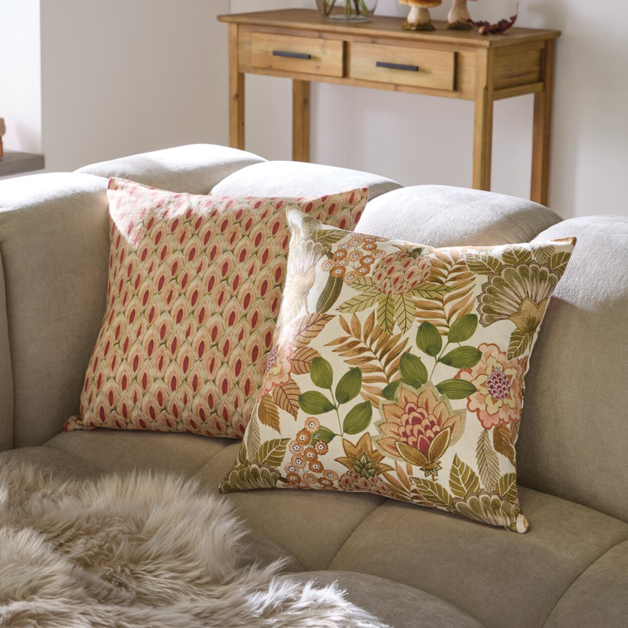 Acheter Housse de coussin « Floral », lot de 2 dans la boutique en ligne de Frank Flechtwaren