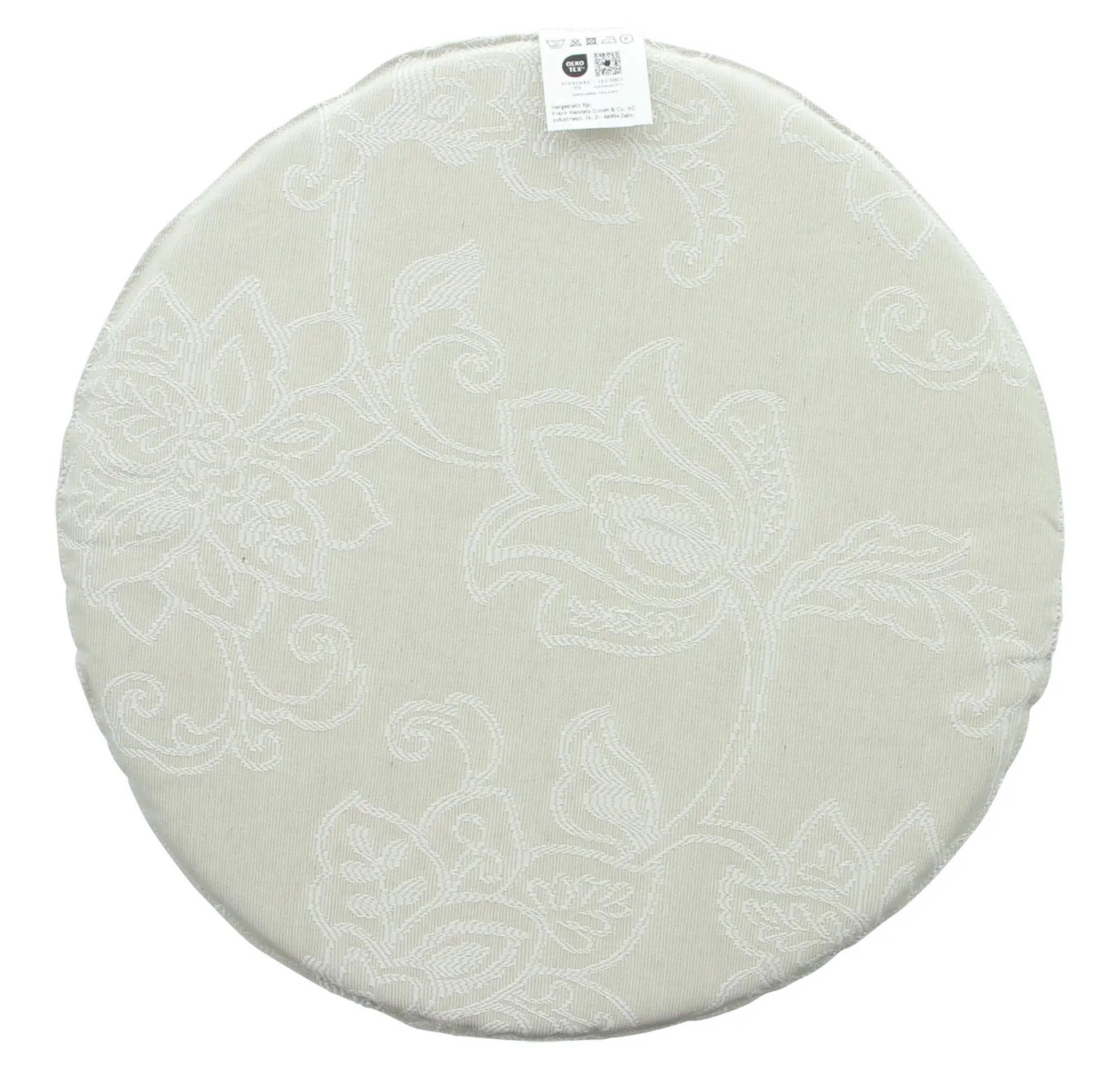 Acheter Galette de chaise ronde "romantique"  dans la boutique en ligne de Frank Flechtwaren pour Coussins de chaise