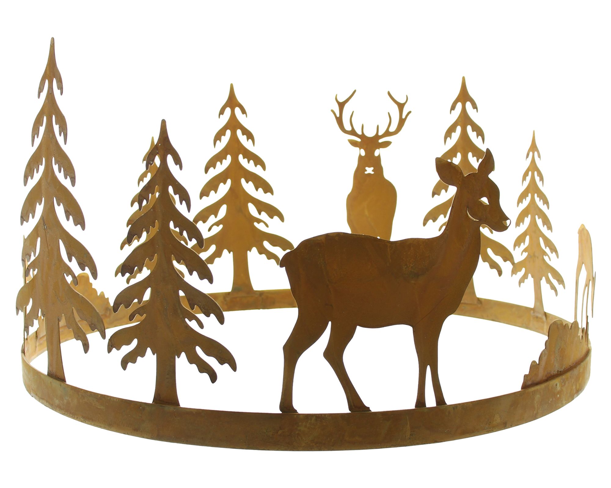 Acheter Cercle de décoration "biche et cerf"  dans la boutique en ligne de Frank Flechtwaren pour Pâques