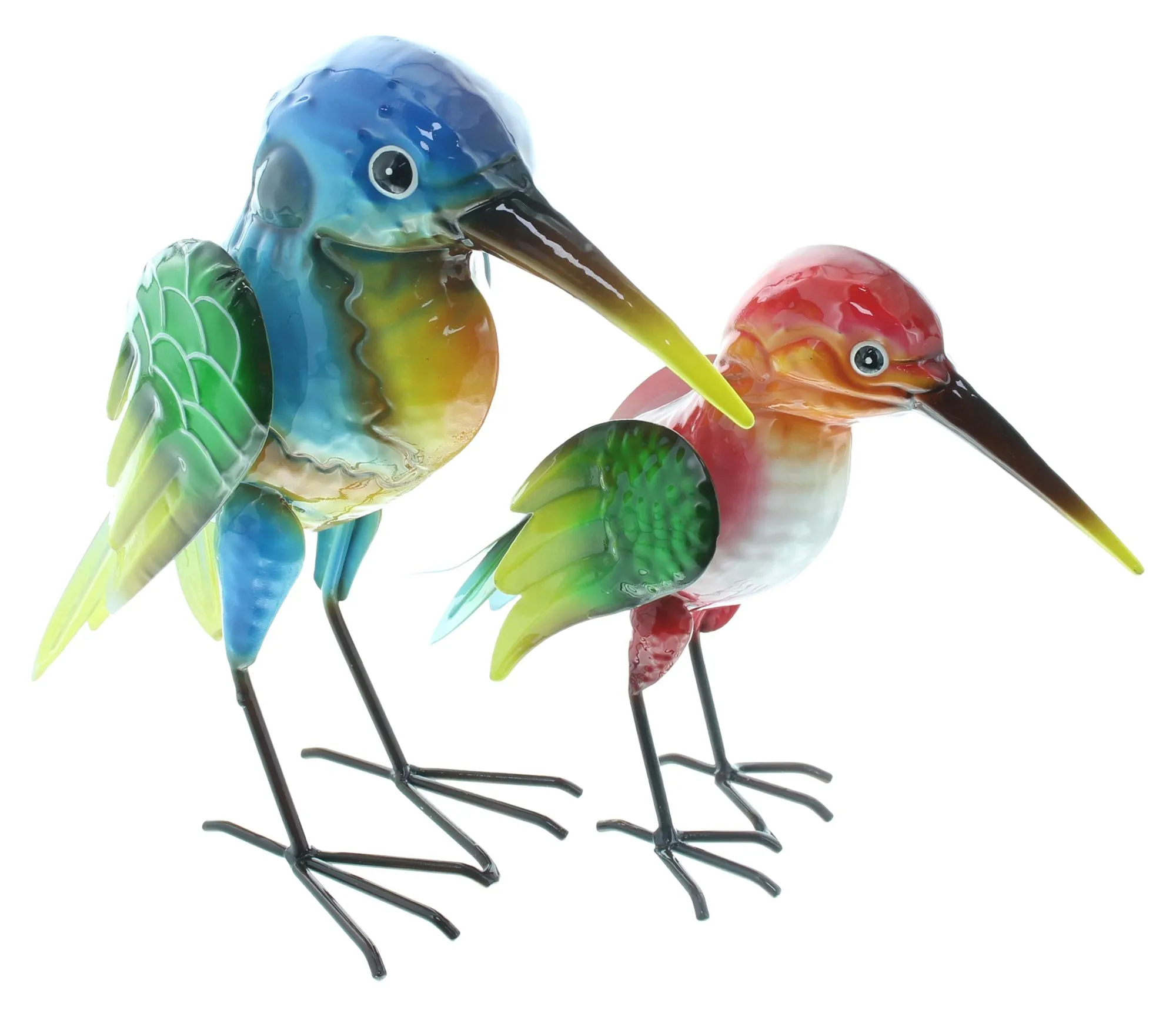 Acheter Lot de 2 figurines "oiseau coloré"  dans la boutique en ligne de Frank Flechtwaren pour Figurines décoratives