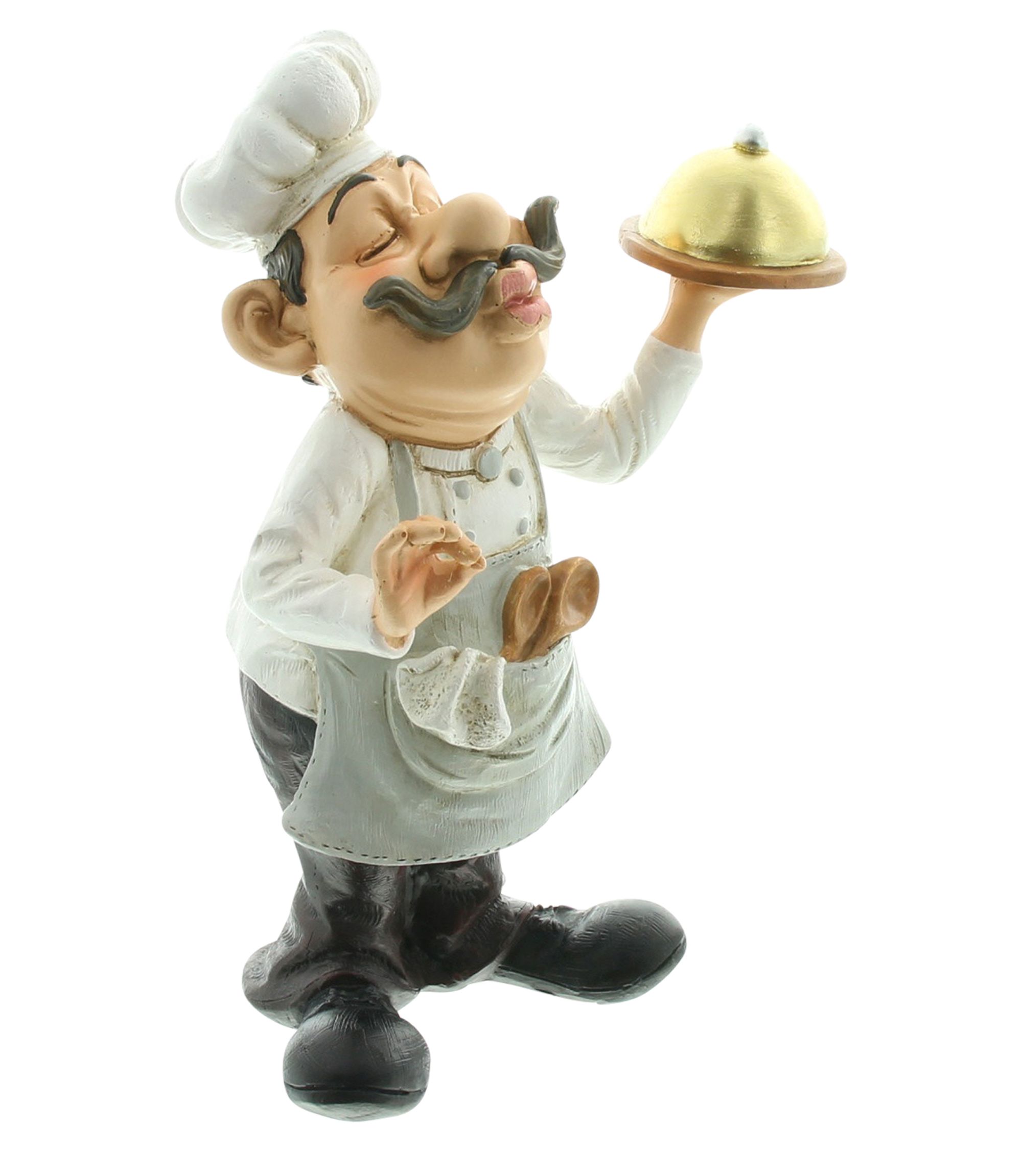Acheter Chef cuisinier "François"  dans la boutique en ligne de Frank Flechtwaren pour Figurines de jardin