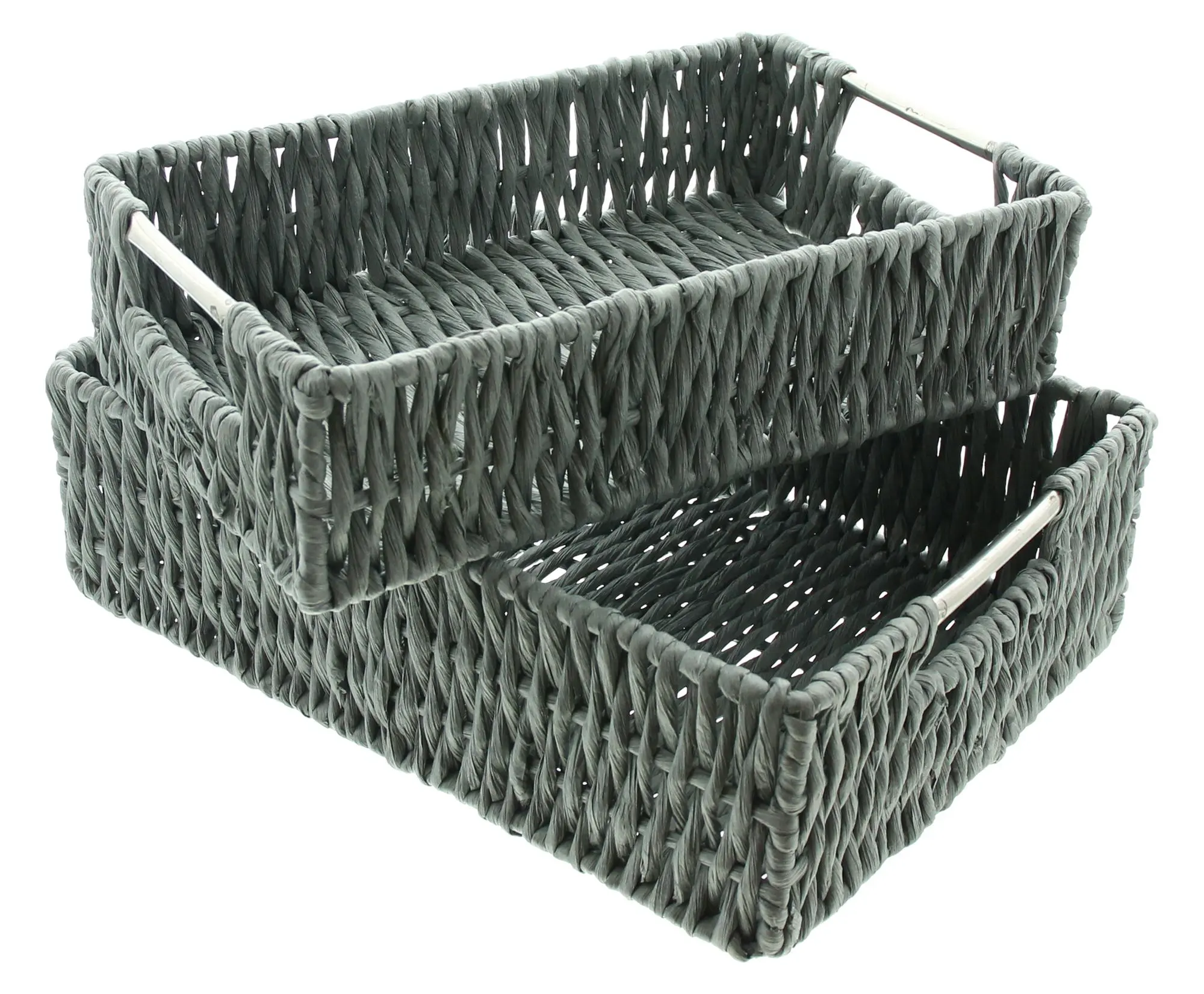 Acheter Lot de 2 plateaux déco "gris" dans la boutique en ligne de Frank Flechtwaren pour Paniers plateau Acheter Lot de 2 plateaux déco "gris" dans la boutique en ligne de Frank Flechtwaren pour Paniers plateau
