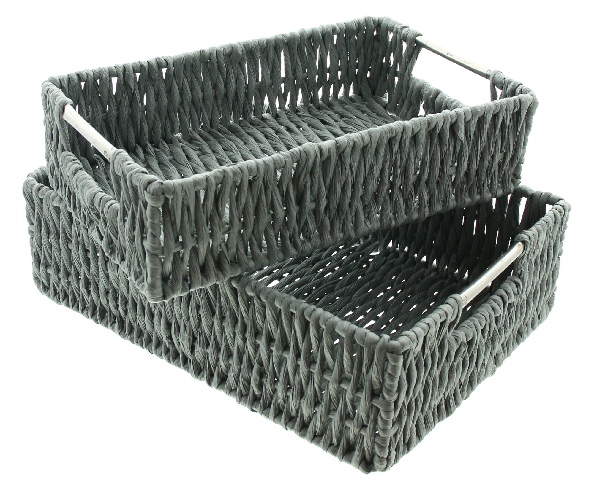 Acheter Lot de 2 plateaux déco "gris" dans la boutique en ligne de Frank Flechtwaren pour Paniers plateau Acheter Lot de 2 plateaux déco "gris" dans la boutique en ligne de Frank Flechtwaren pour Paniers plateau