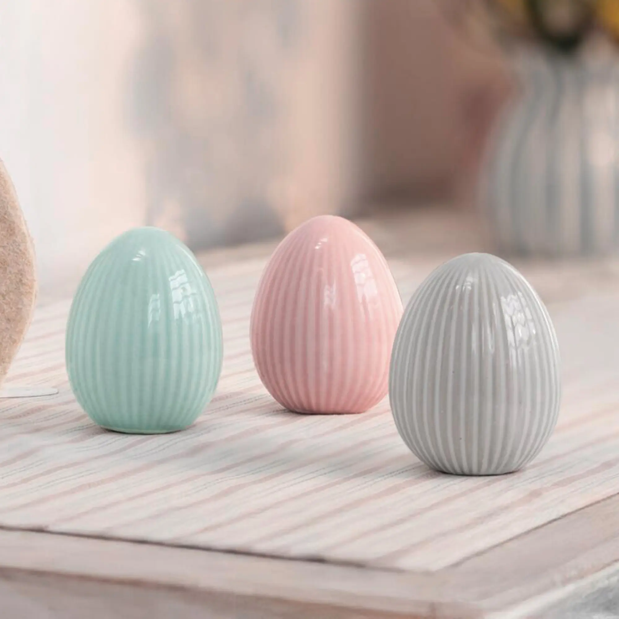 Acheter Lot de 3 oeufs de pâques "structure"  dans la boutique en ligne de Frank Flechtwaren