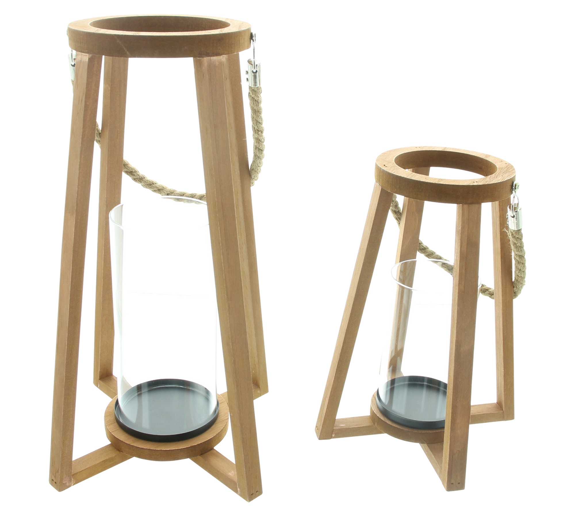 Acheter Lot de 2 lanternes "conique"  dans la boutique en ligne de Frank Flechtwaren pour Lanternes