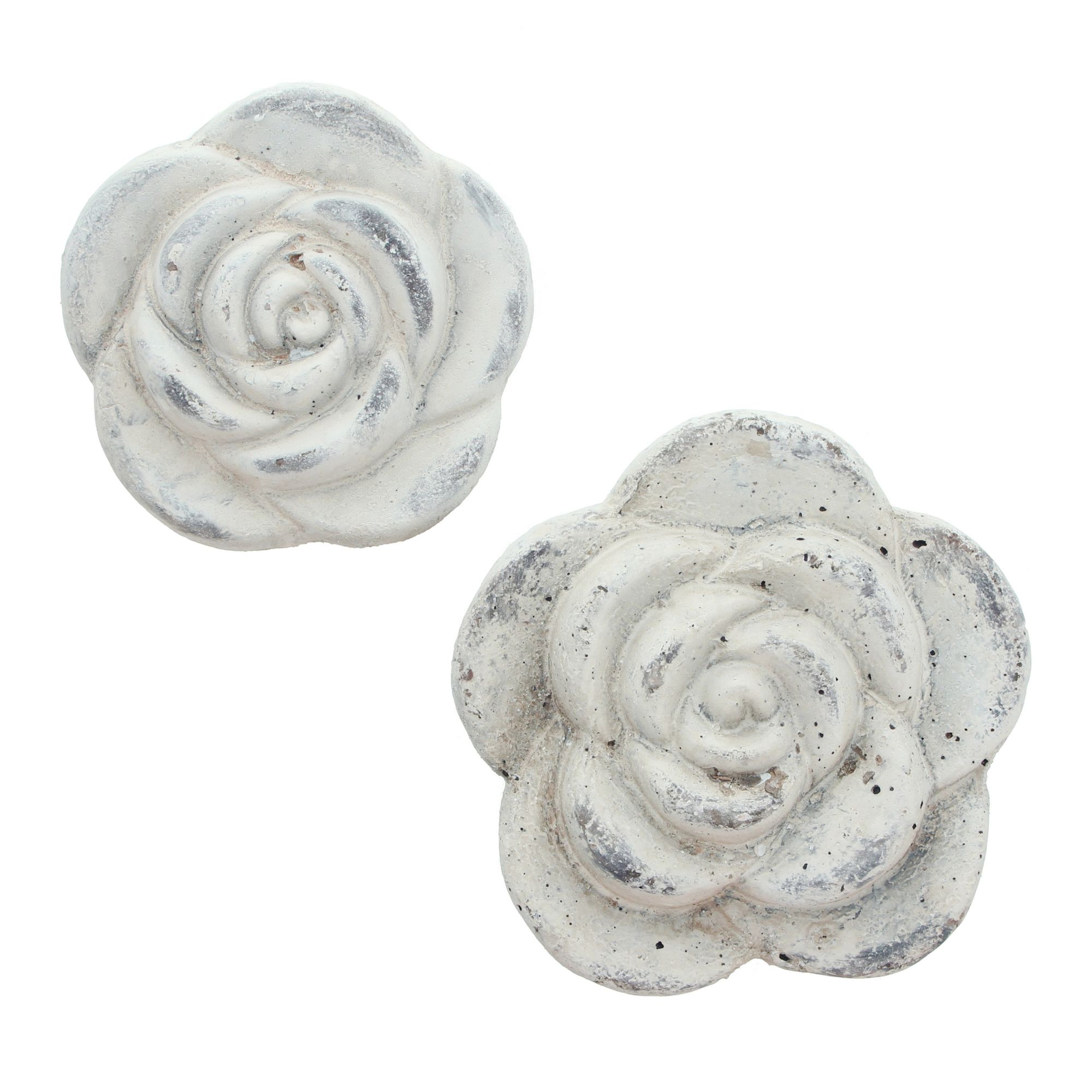 Acheter Lot de 2 fleurs en ciment "rose"  dans la boutique en ligne de Frank Flechtwaren pour Automne