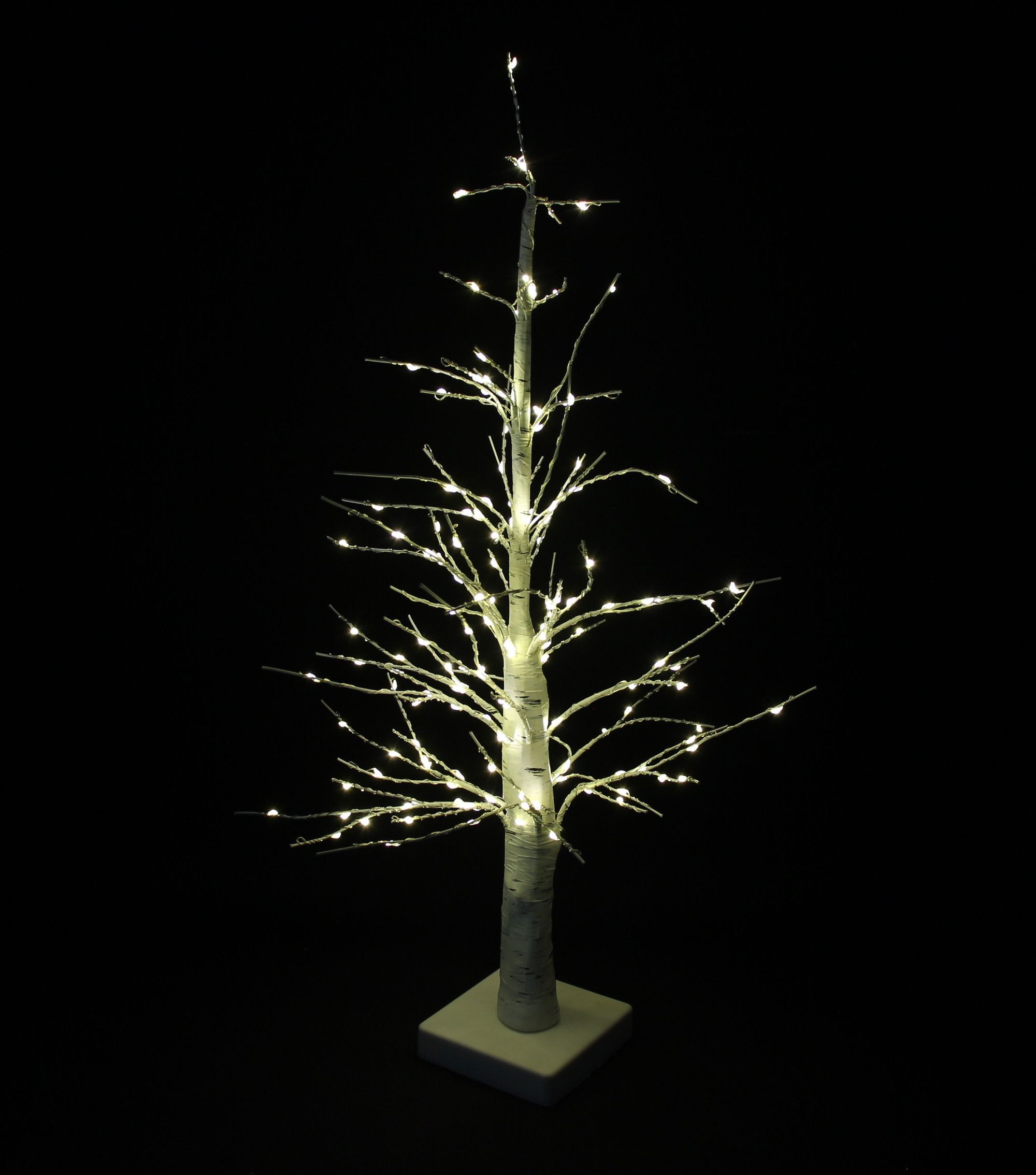 Acheter Petit arbre LED « White Christmas » dans la boutique en ligne de Frank Flechtwaren pour Décoration LED