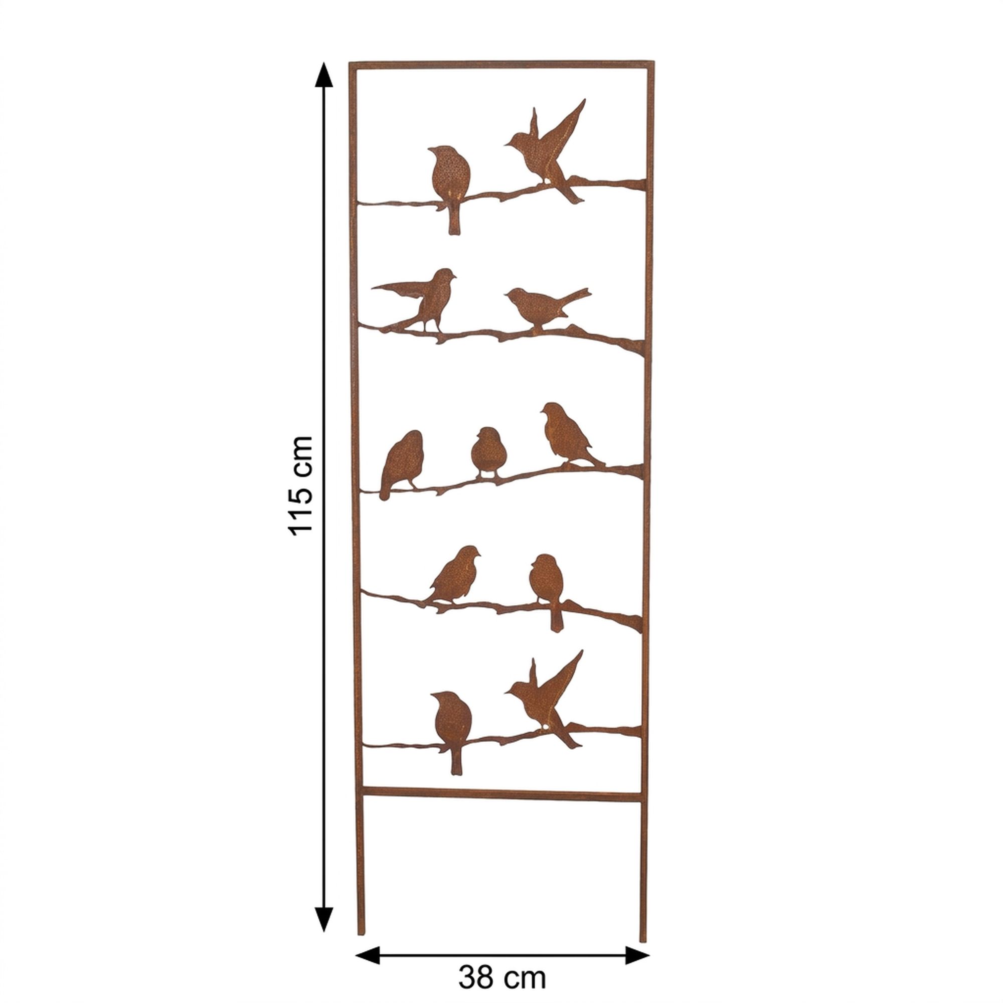 Acheter Échelle décorative "chant d'oiseaux"  dans la boutique en ligne de Frank Flechtwaren pour Jardin de Pâques coloré