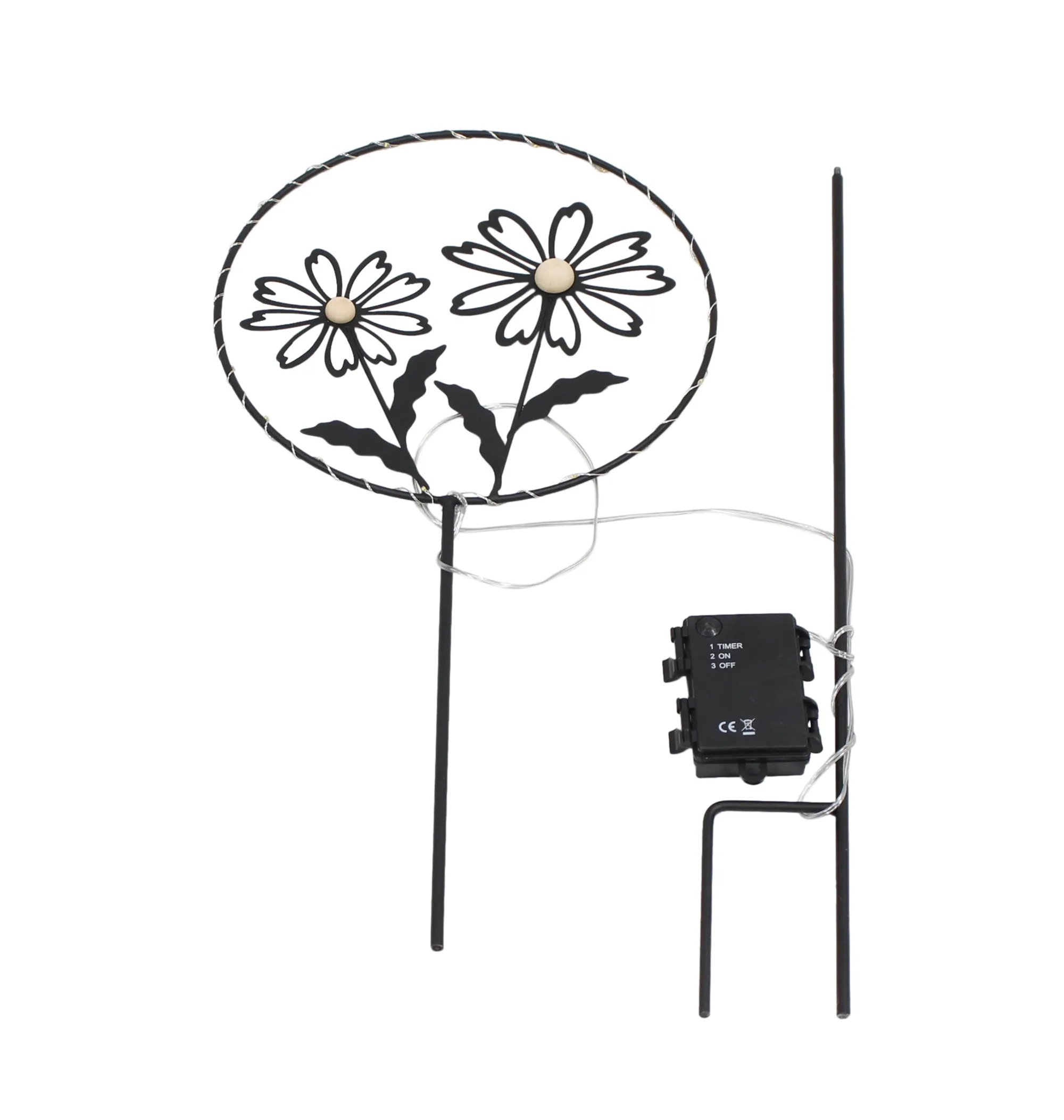 Acheter Pic de jardin LED "fleurs"  dans la boutique en ligne de Frank Flechtwaren pour Éclairage LED