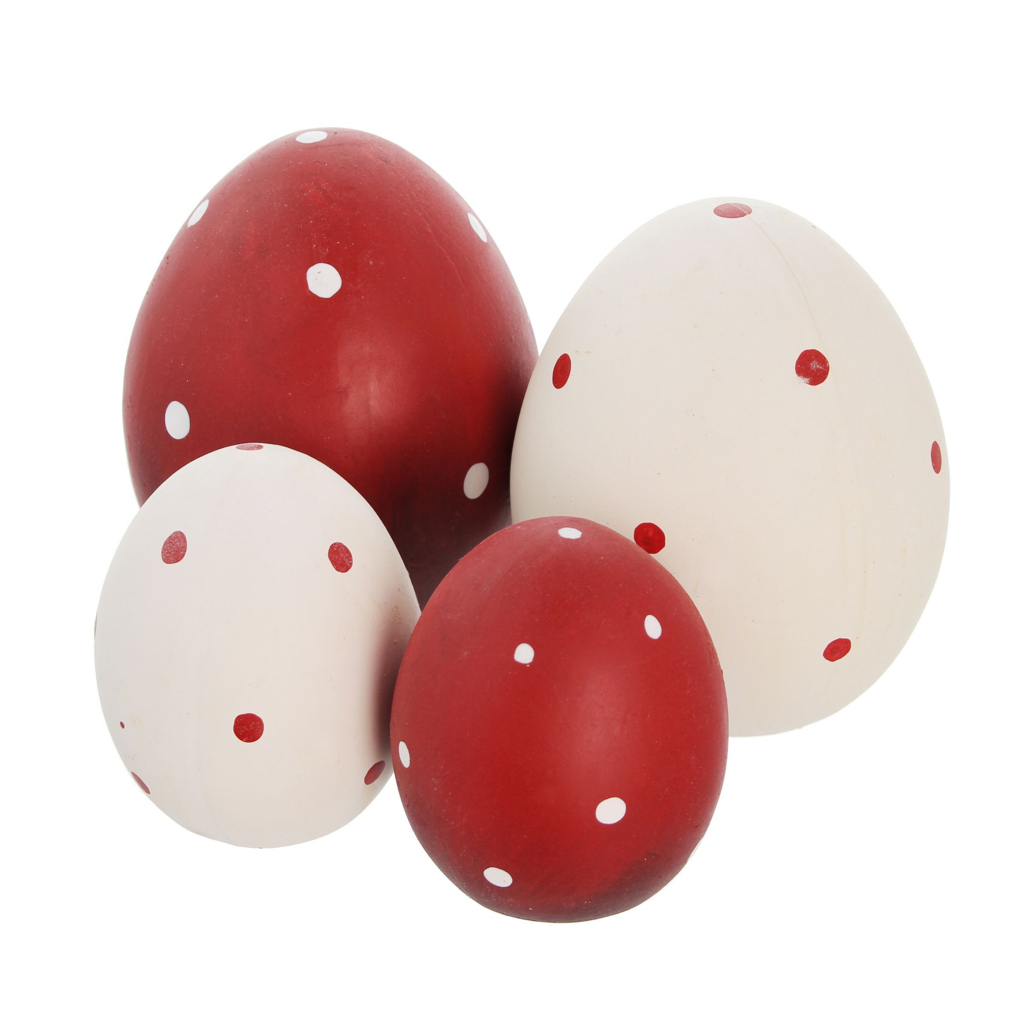 Acheter Lot de 4 oeufs "points"  dans la boutique en ligne de Frank Flechtwaren pour Oeufs Pâques