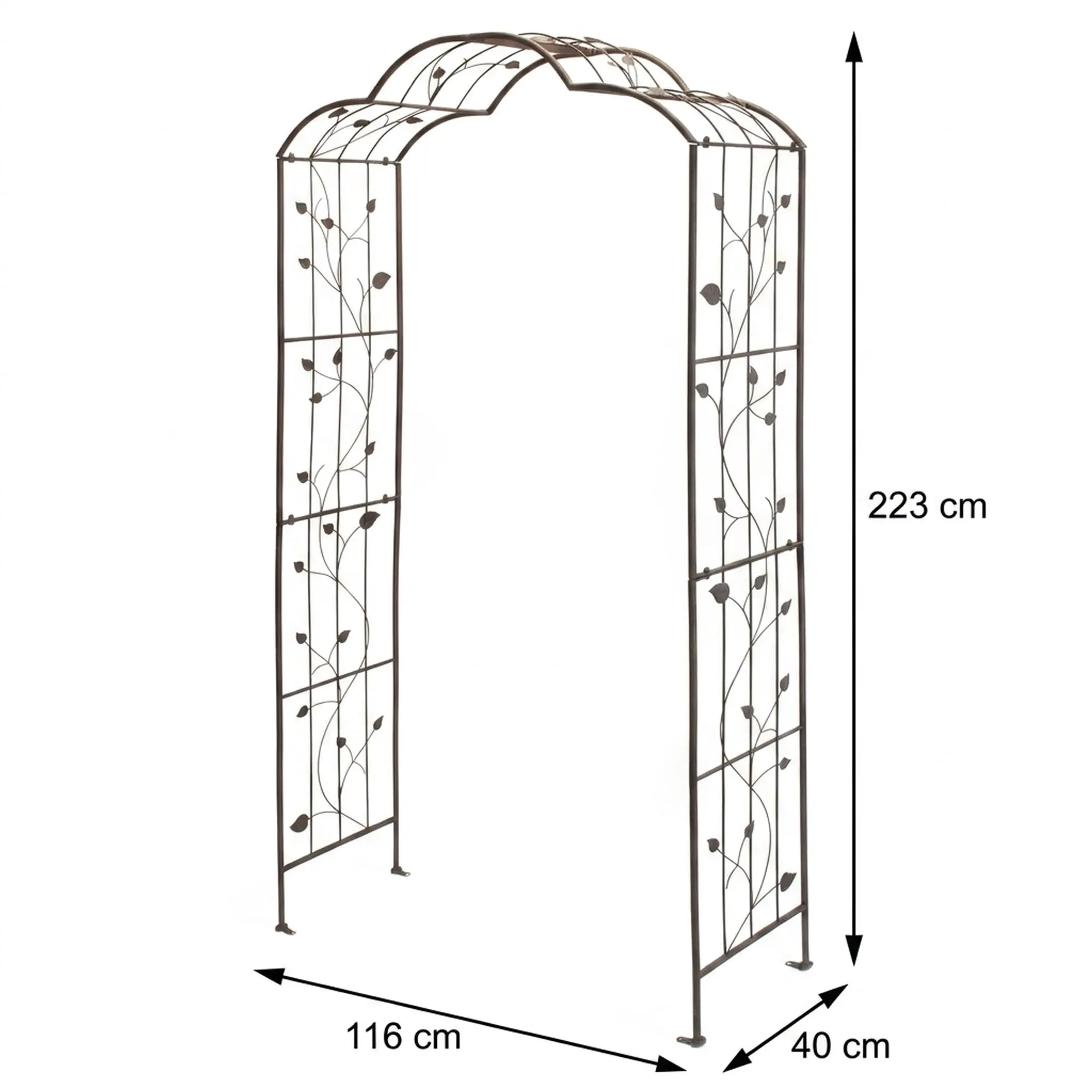 Acheter Arche métal "provençale"  dans la boutique en ligne de Frank Flechtwaren pour Treillis &amp; arceaux