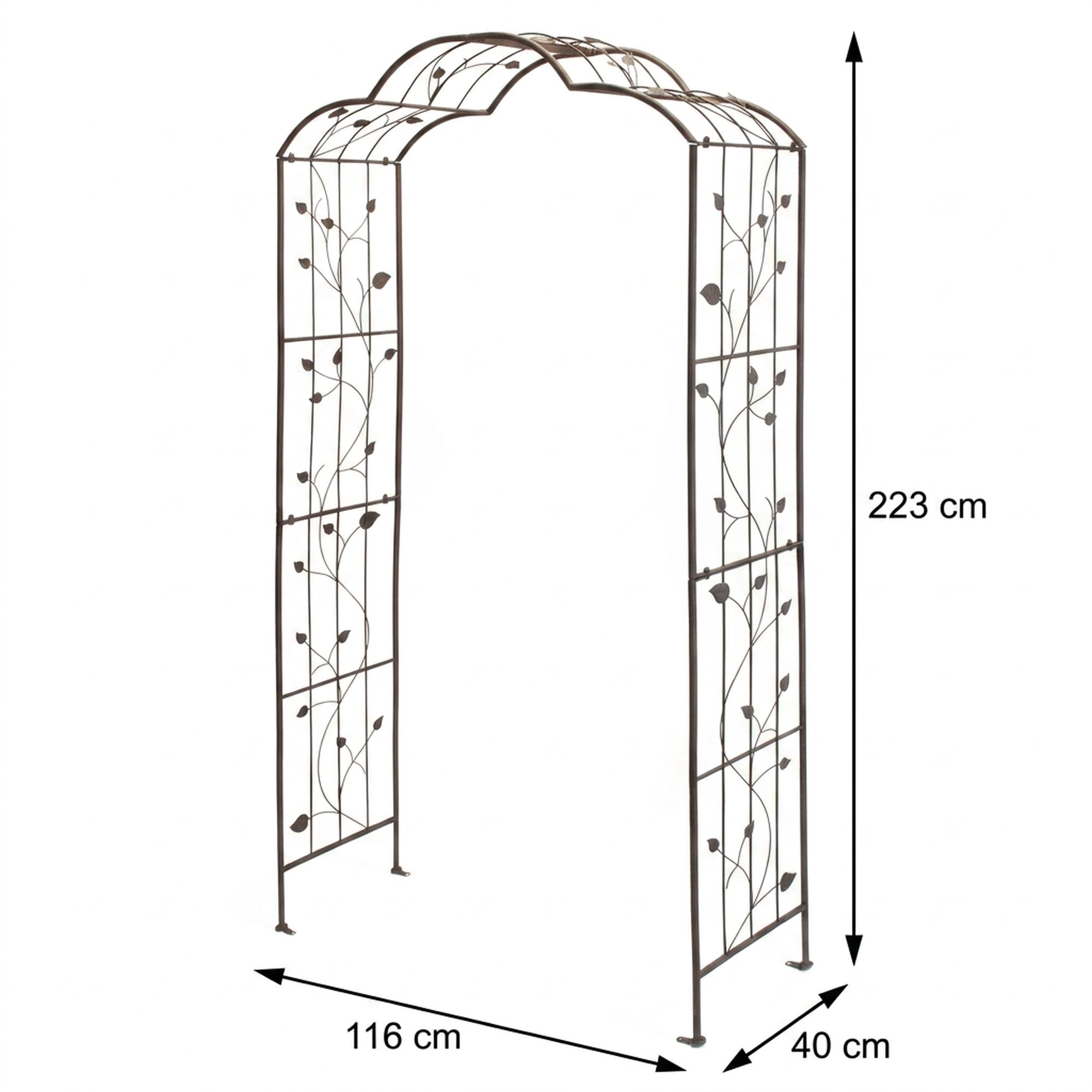 Acheter Arche métal "provençale"  dans la boutique en ligne de Frank Flechtwaren pour Treillis &amp; arceaux