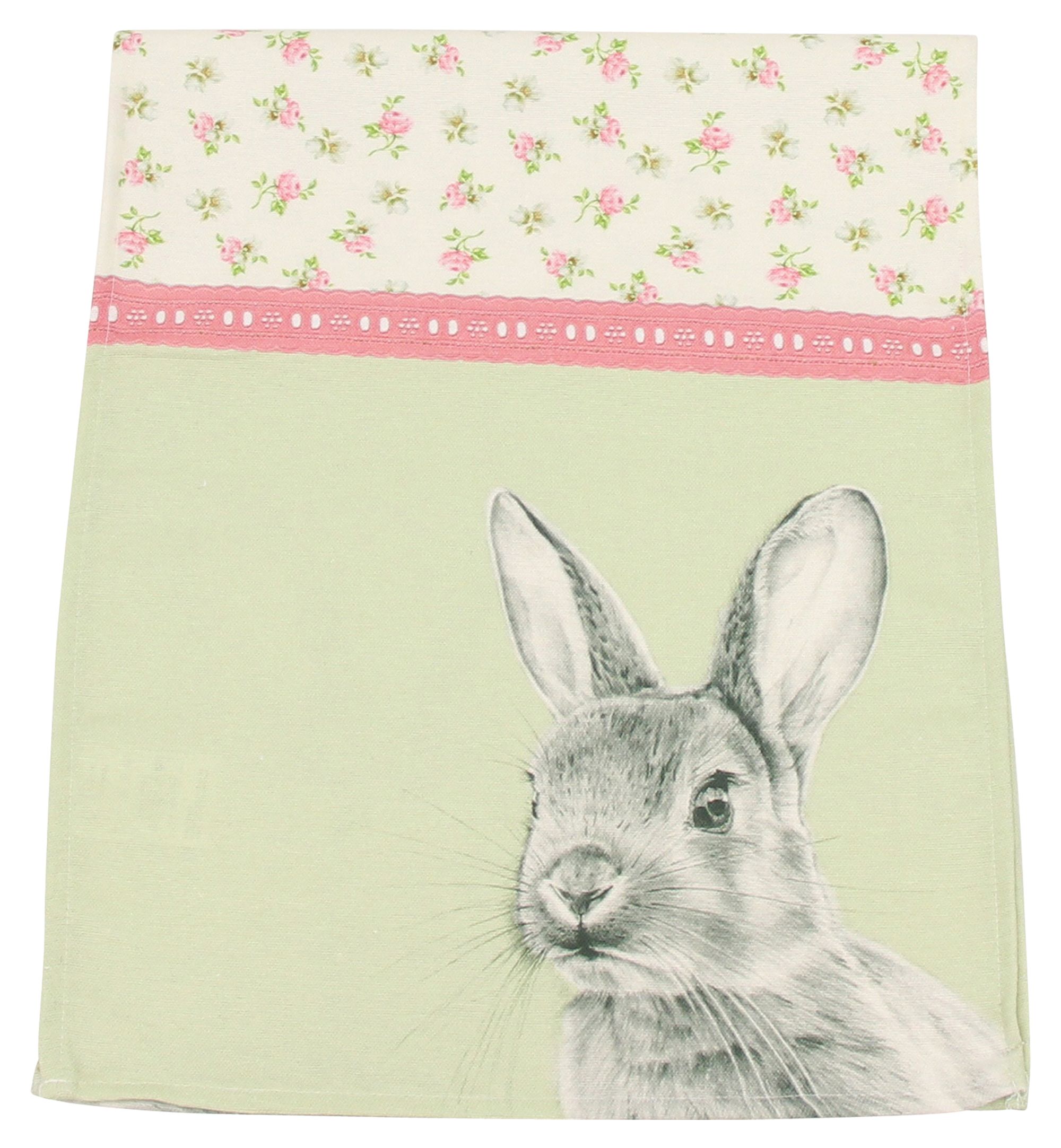 Acheter Chemin de table "lapin et fleur"  dans la boutique en ligne de Frank Flechtwaren pour Pâques