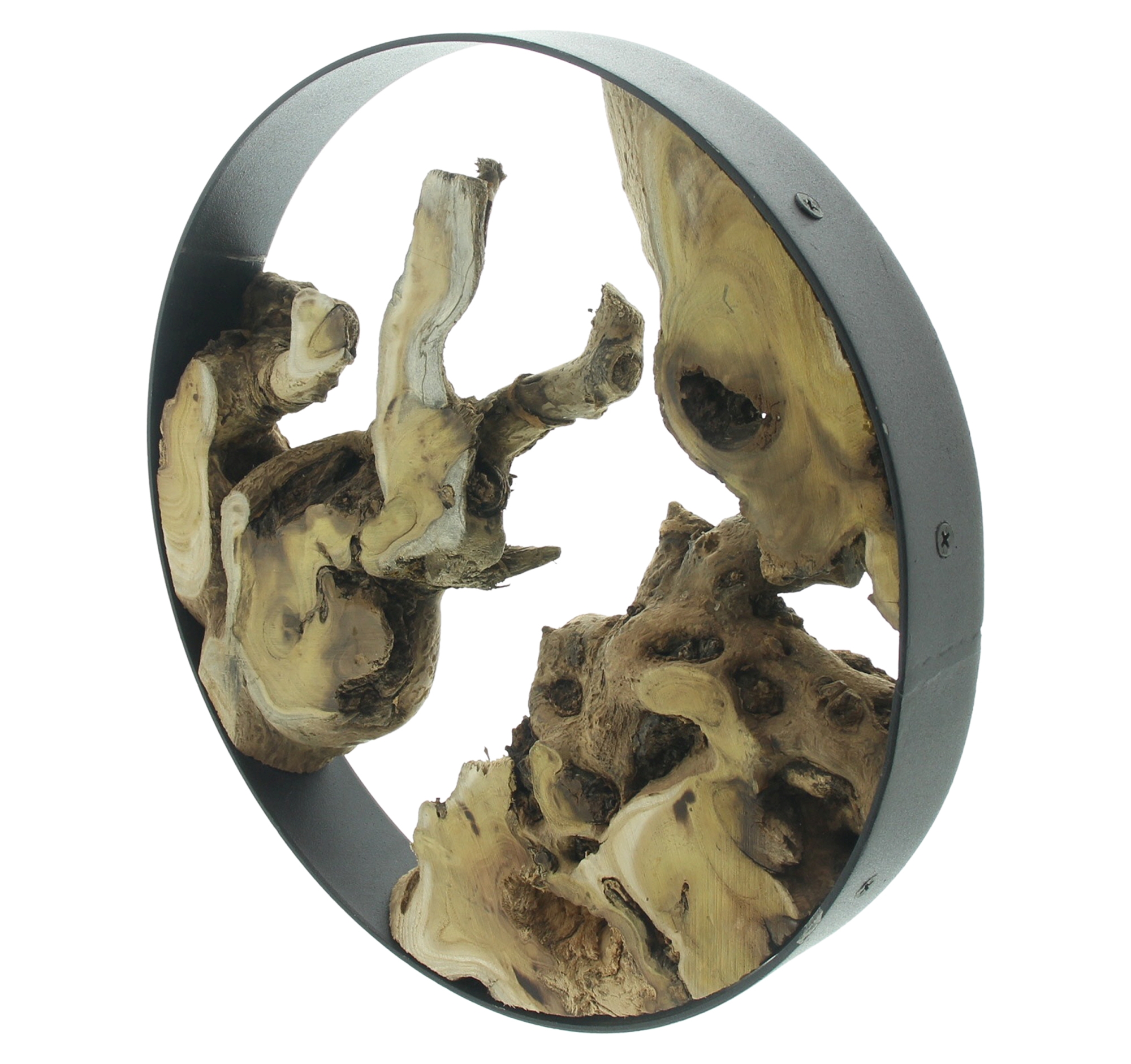 Acheter Décoration en bois "anneau métallique"  dans la boutique en ligne de Frank Flechtwaren pour Anneaux décoratifs