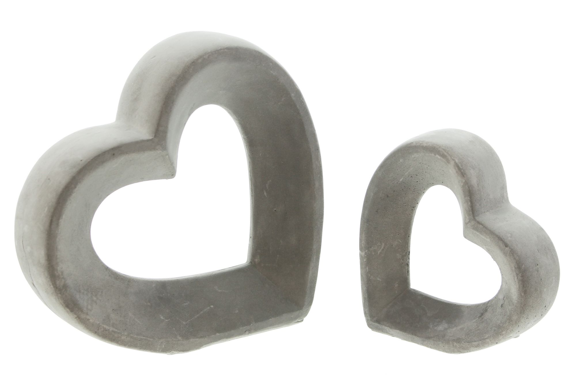 Acheter Lot de 2 cœurs "gris"  dans la boutique en ligne de Frank Flechtwaren pour Pâques